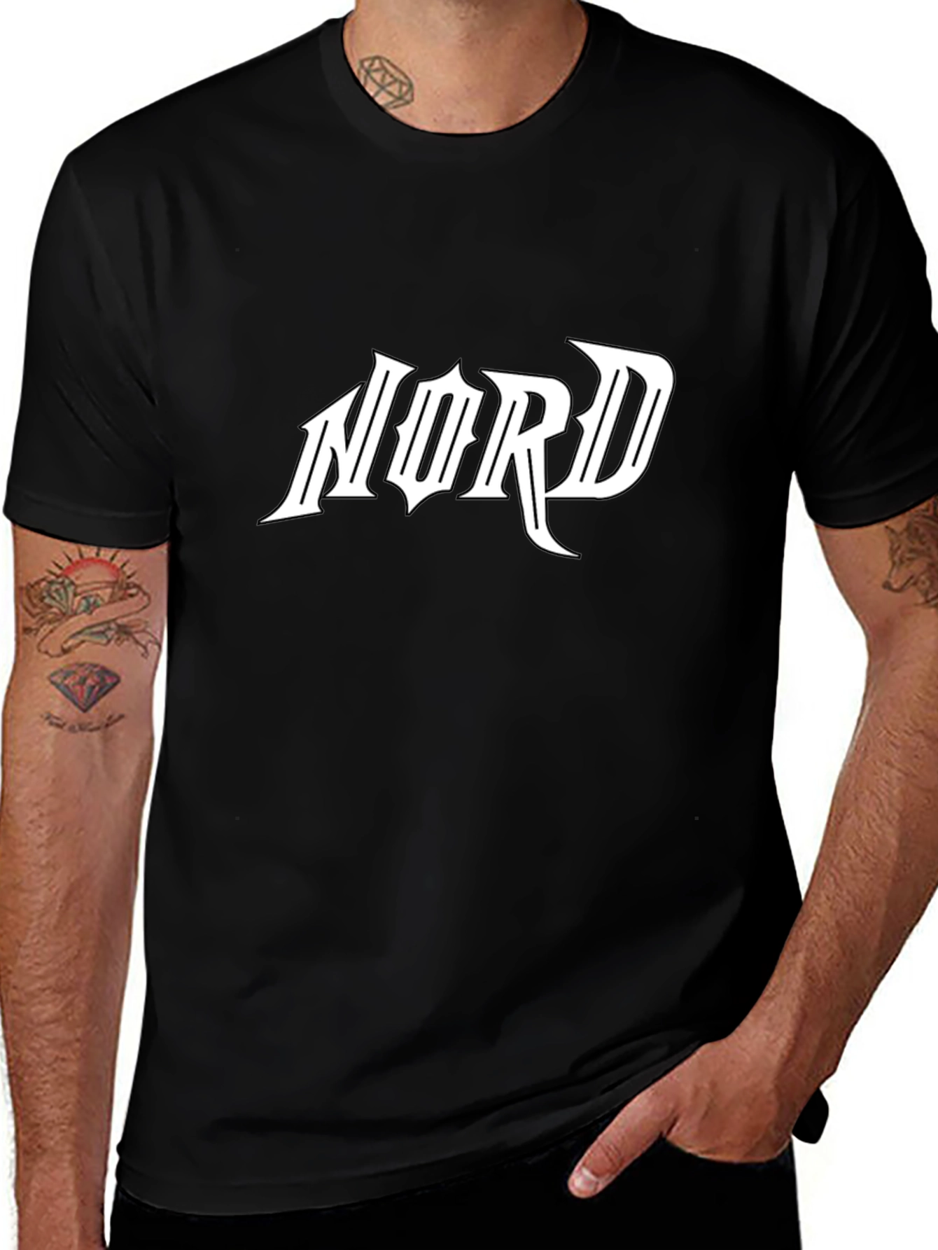 Nord Graphic T-Shirt - Black Cotton Tee