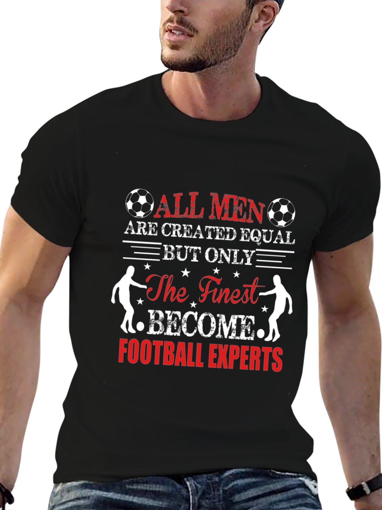 Mens Football Experts Graphic T-Shirt