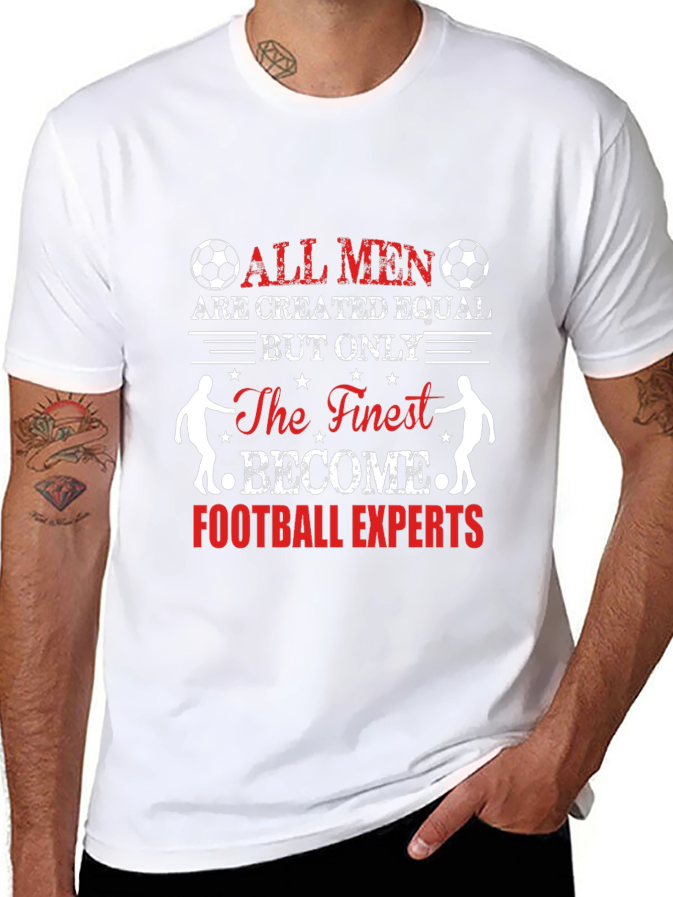 Mens Football Experts Graphic T-Shirt