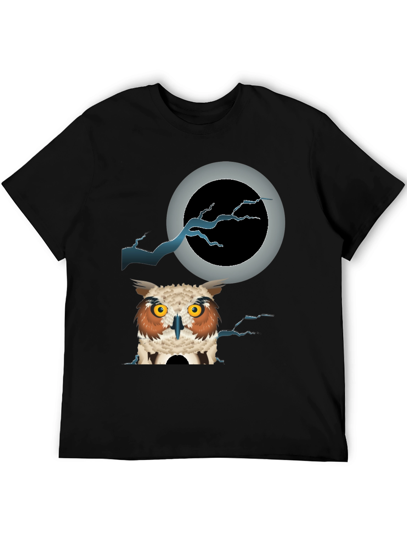 Owl Moon T-Shirt - Unique Graphic Tee