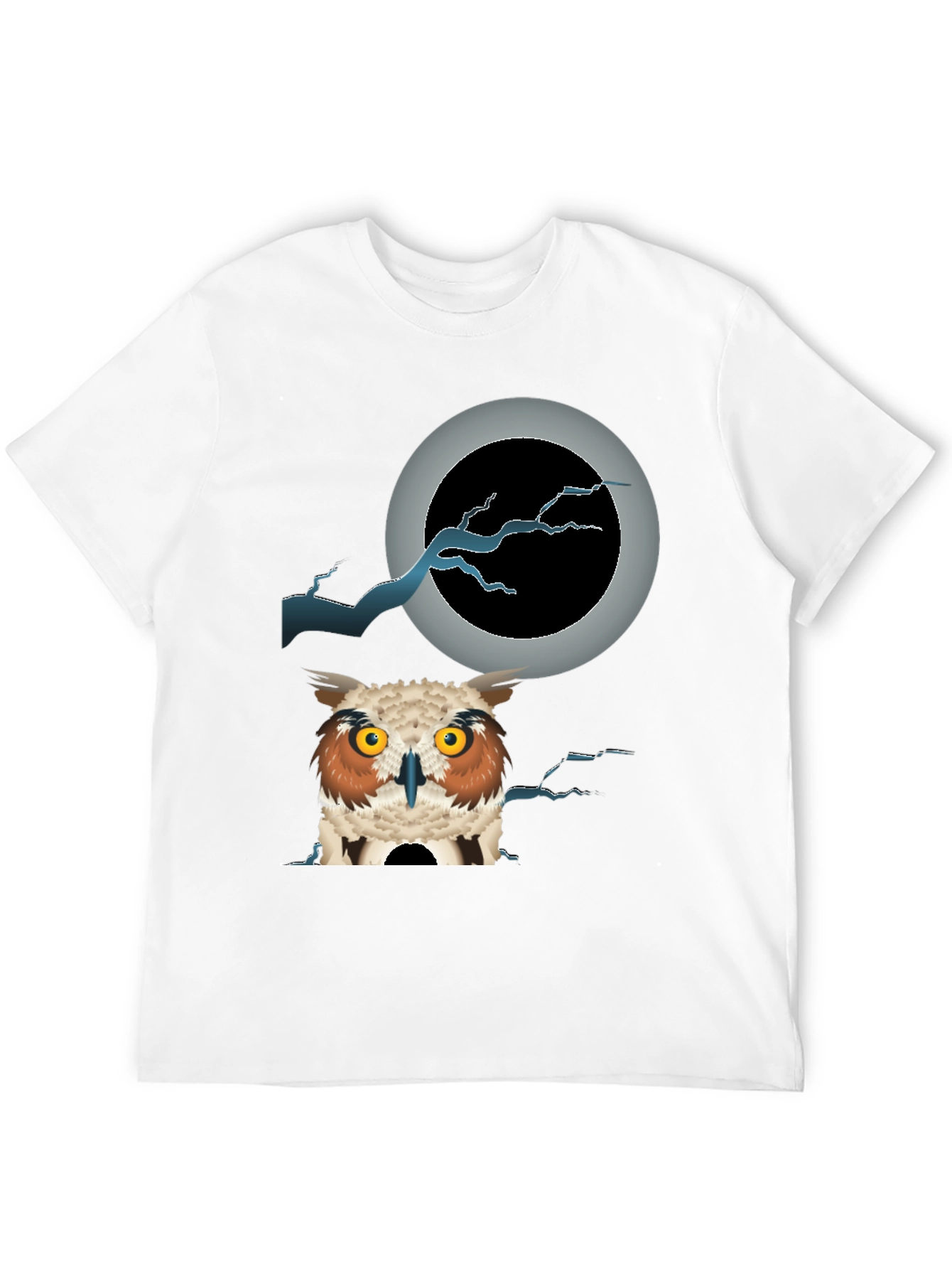 Owl Moon T-Shirt - Unique Graphic Tee