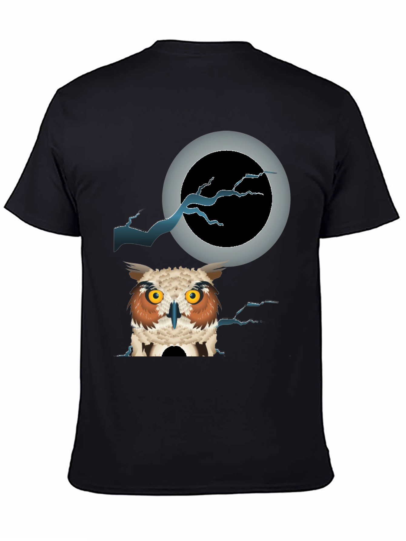 Owl Moon T-Shirt - Unique Graphic Tee