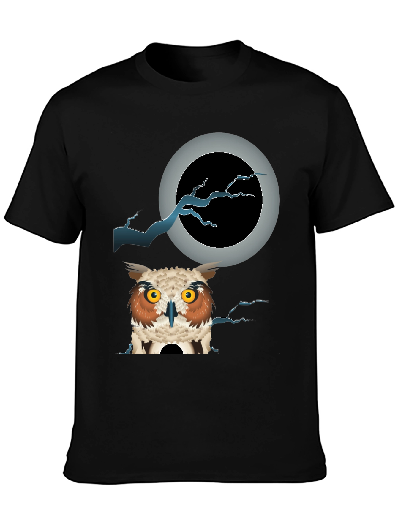 Owl Moon T-Shirt - Unique Graphic Tee
