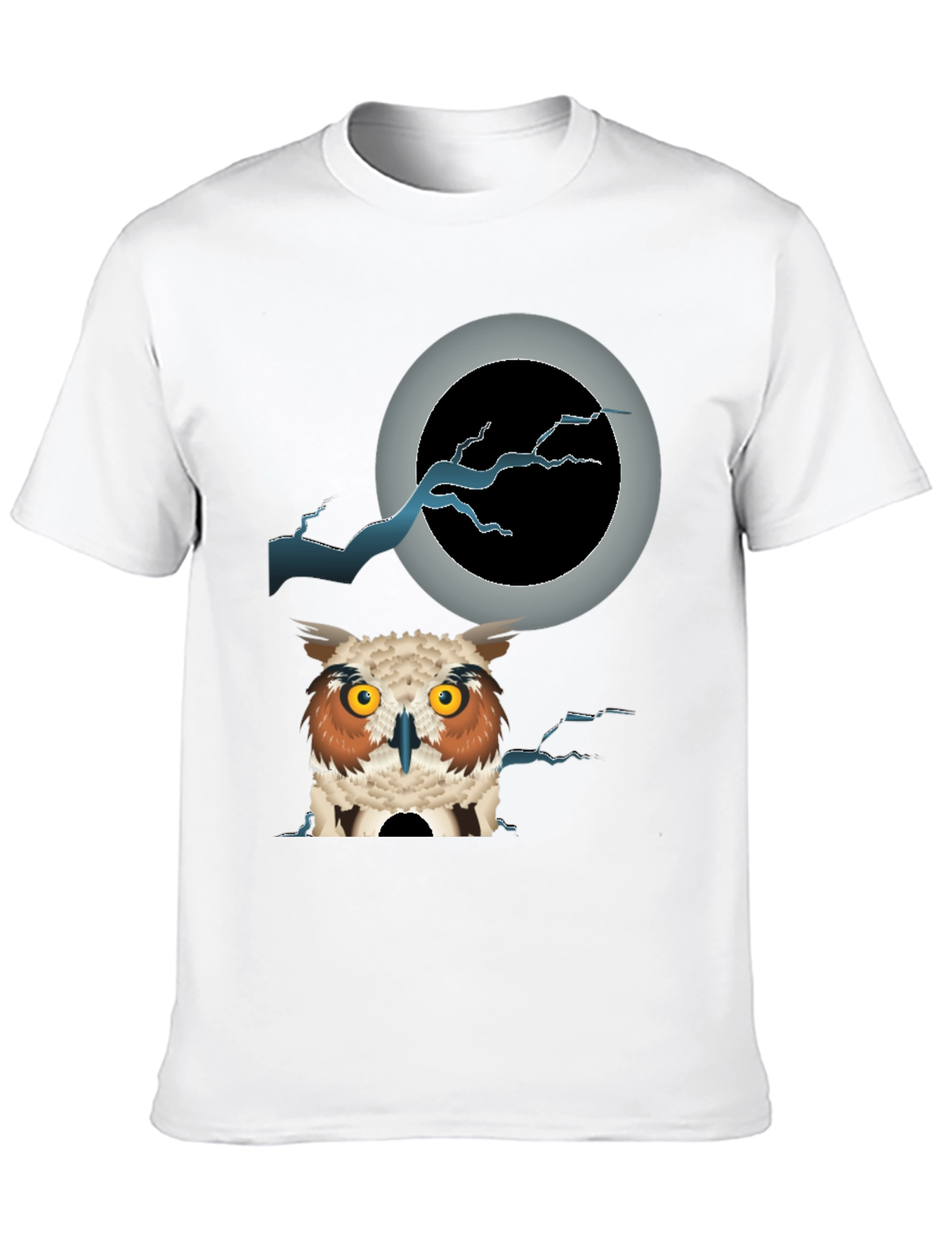 Owl Moon T-Shirt - Unique Graphic Tee