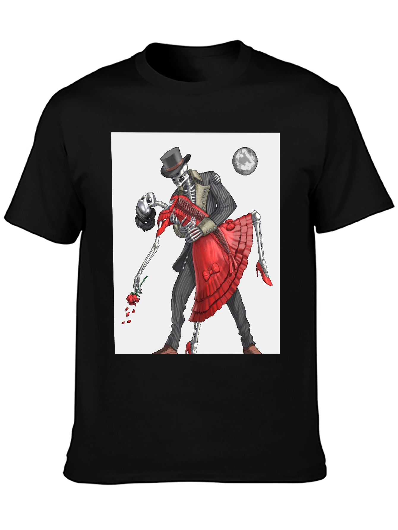 Skeleton Dance T-Shirt - Gothic Romance Tee