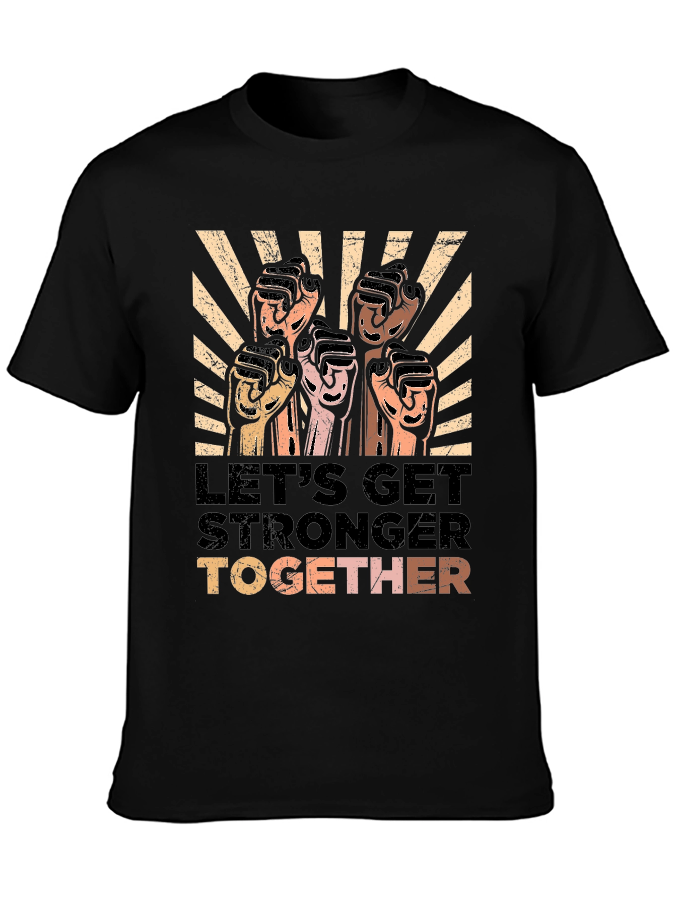 Stronger Together Graphic Tee - Unisex Crew Neck T-Shirt