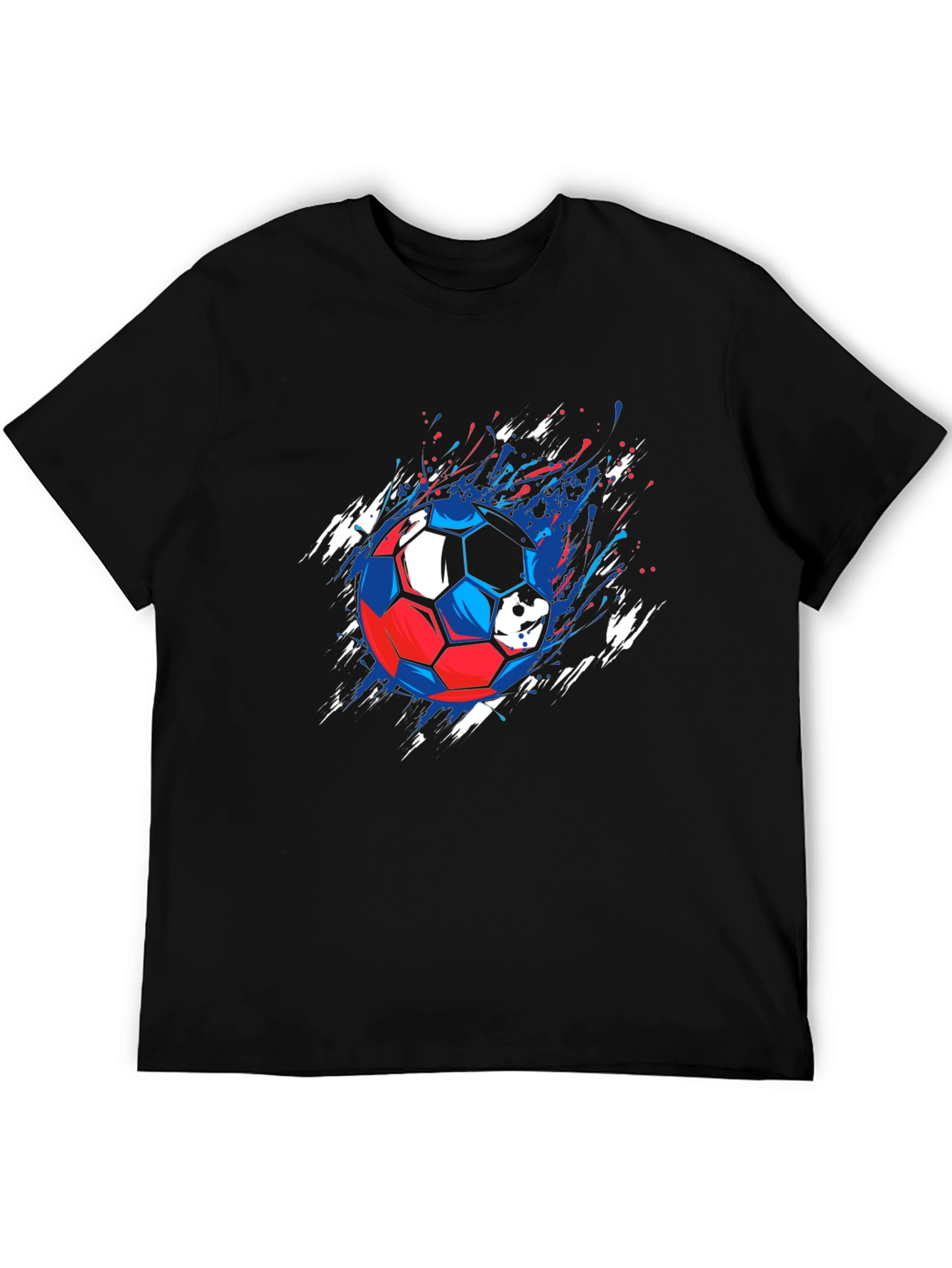 Mens Graphic Soccer Ball Tee