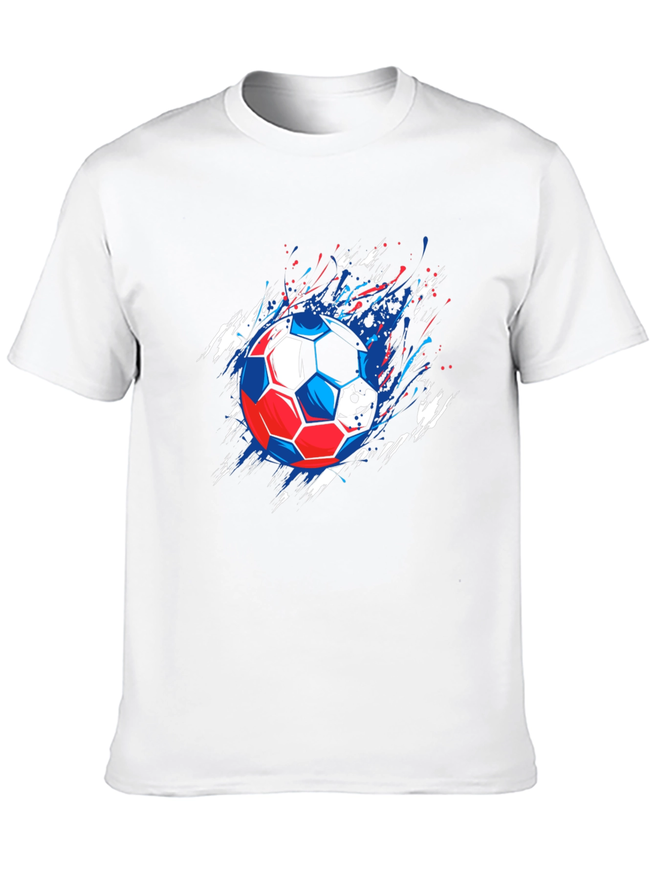 Mens Graphic Soccer Ball Tee