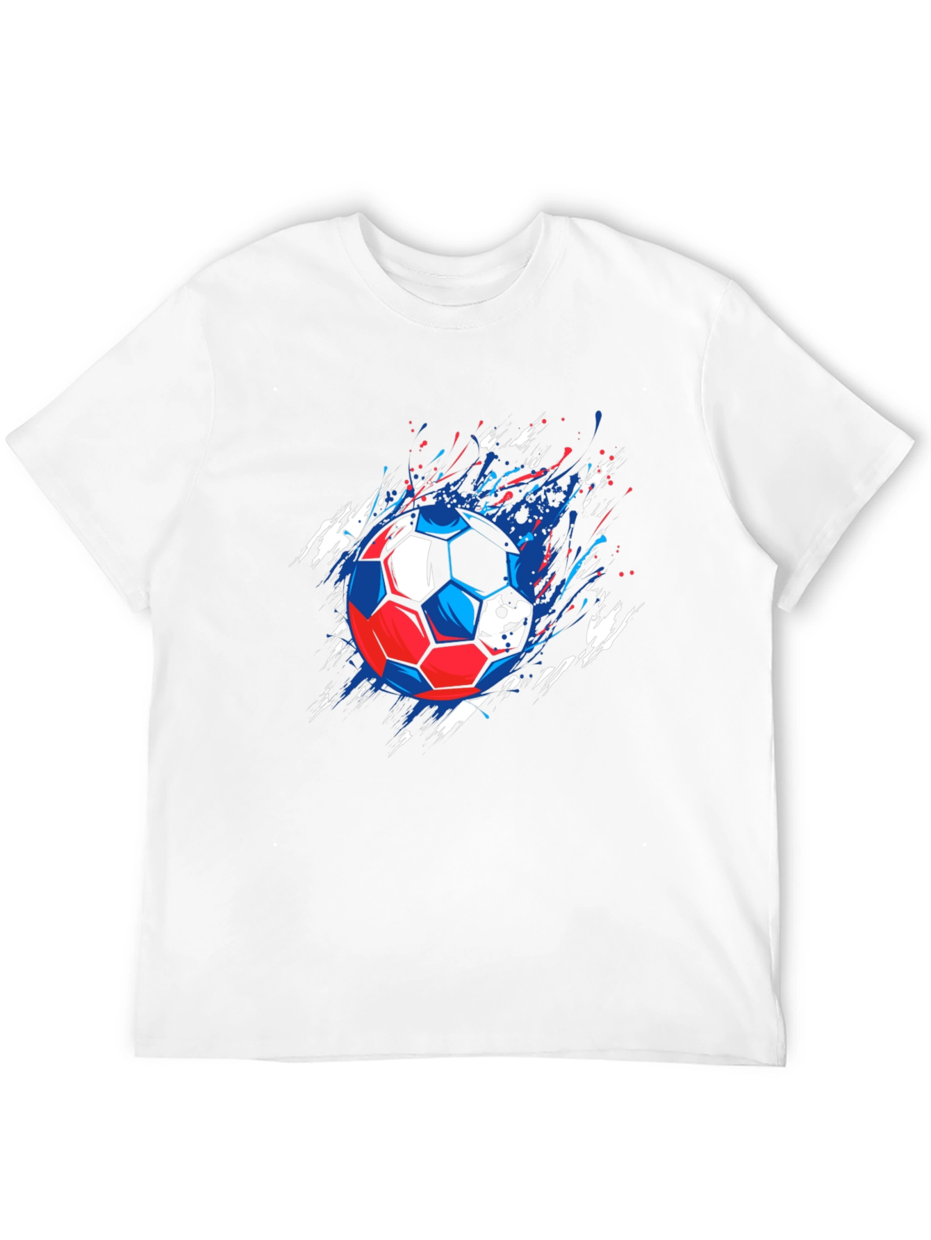 Mens Graphic Soccer Ball Tee