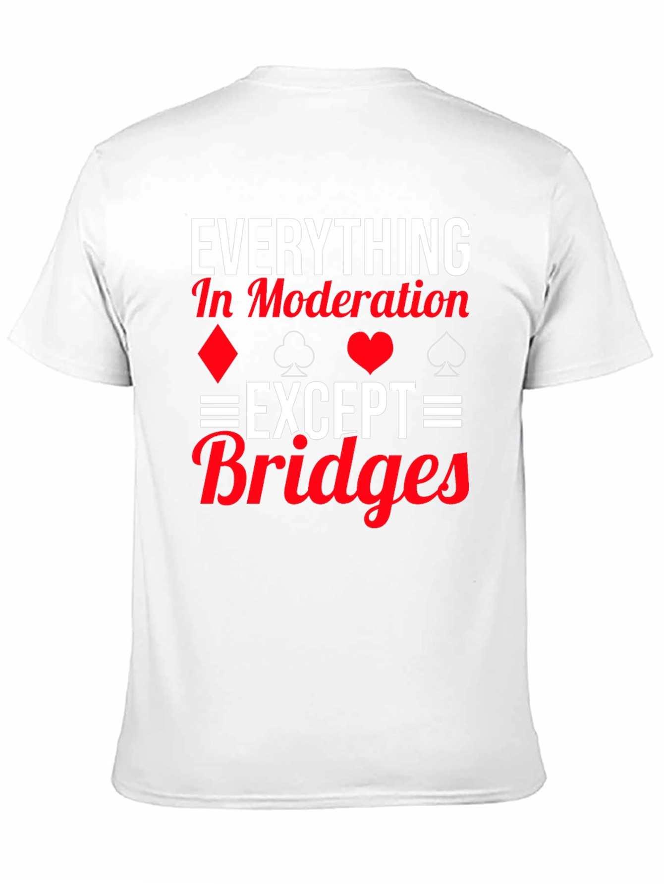 Everything in Moderation Except Bridges T-Shirt
