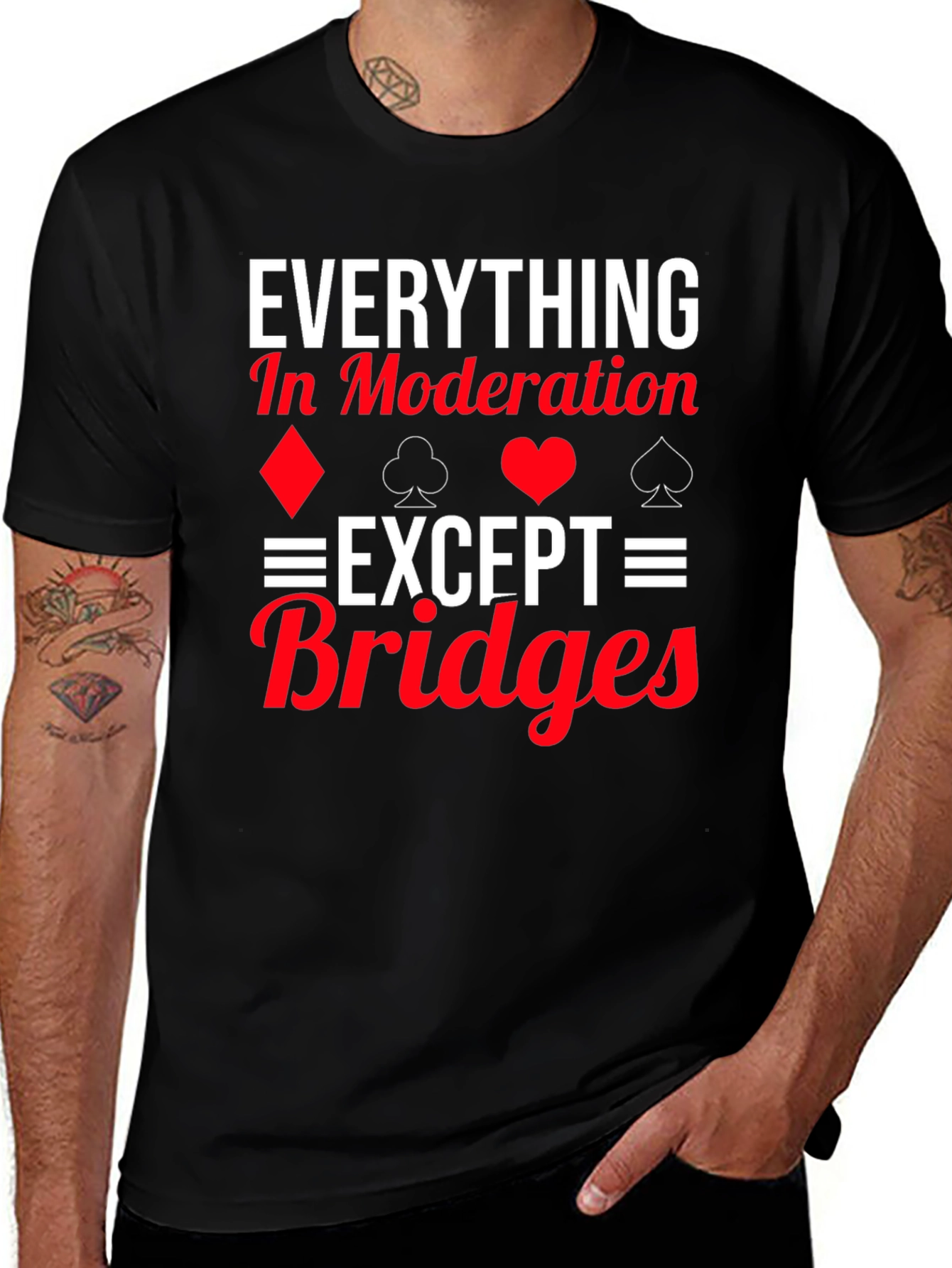 Everything in Moderation Except Bridges T-Shirt