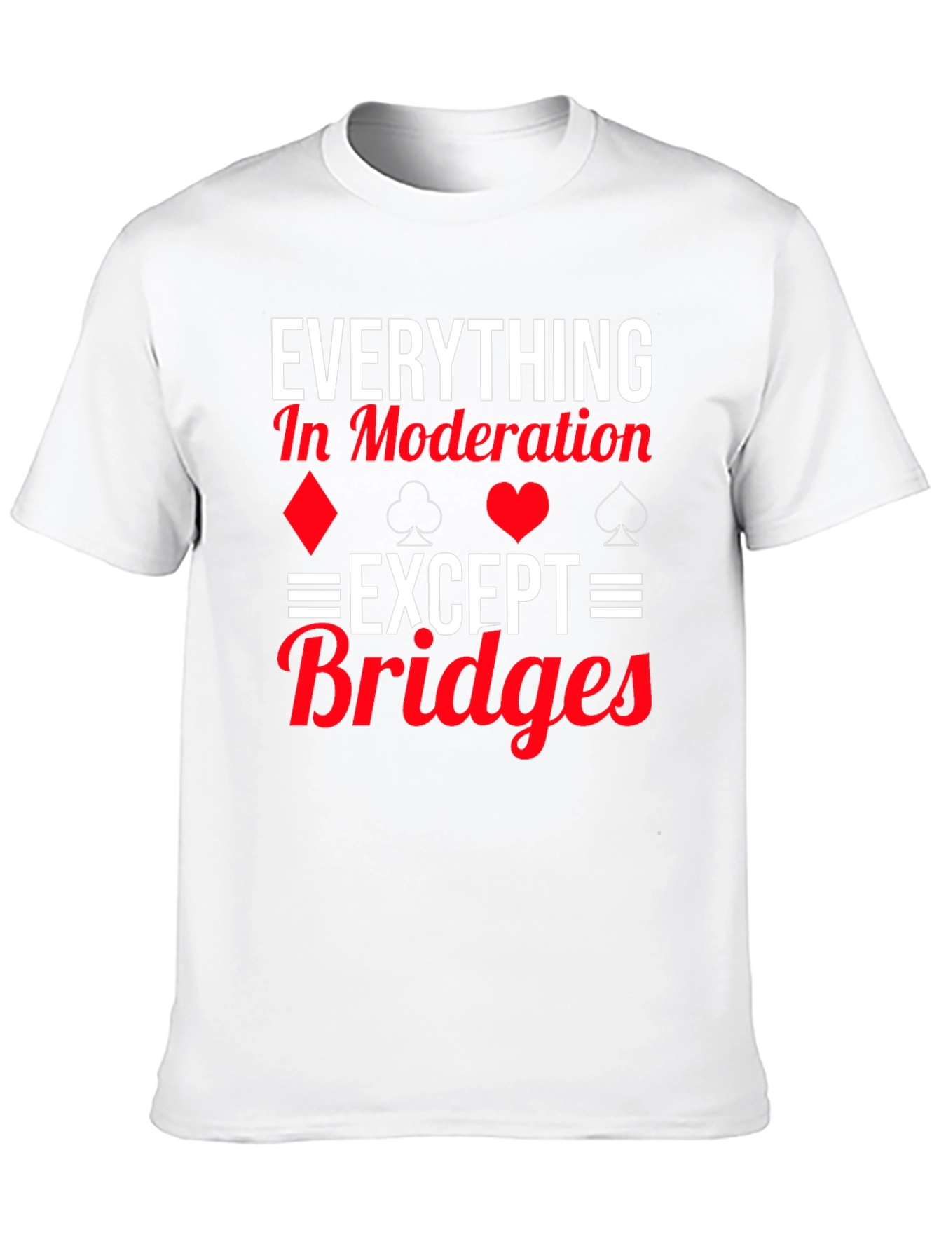 Everything in Moderation Except Bridges T-Shirt