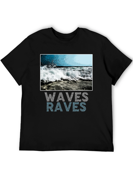 Waves Graphic T-Shirt - Ocean Lover