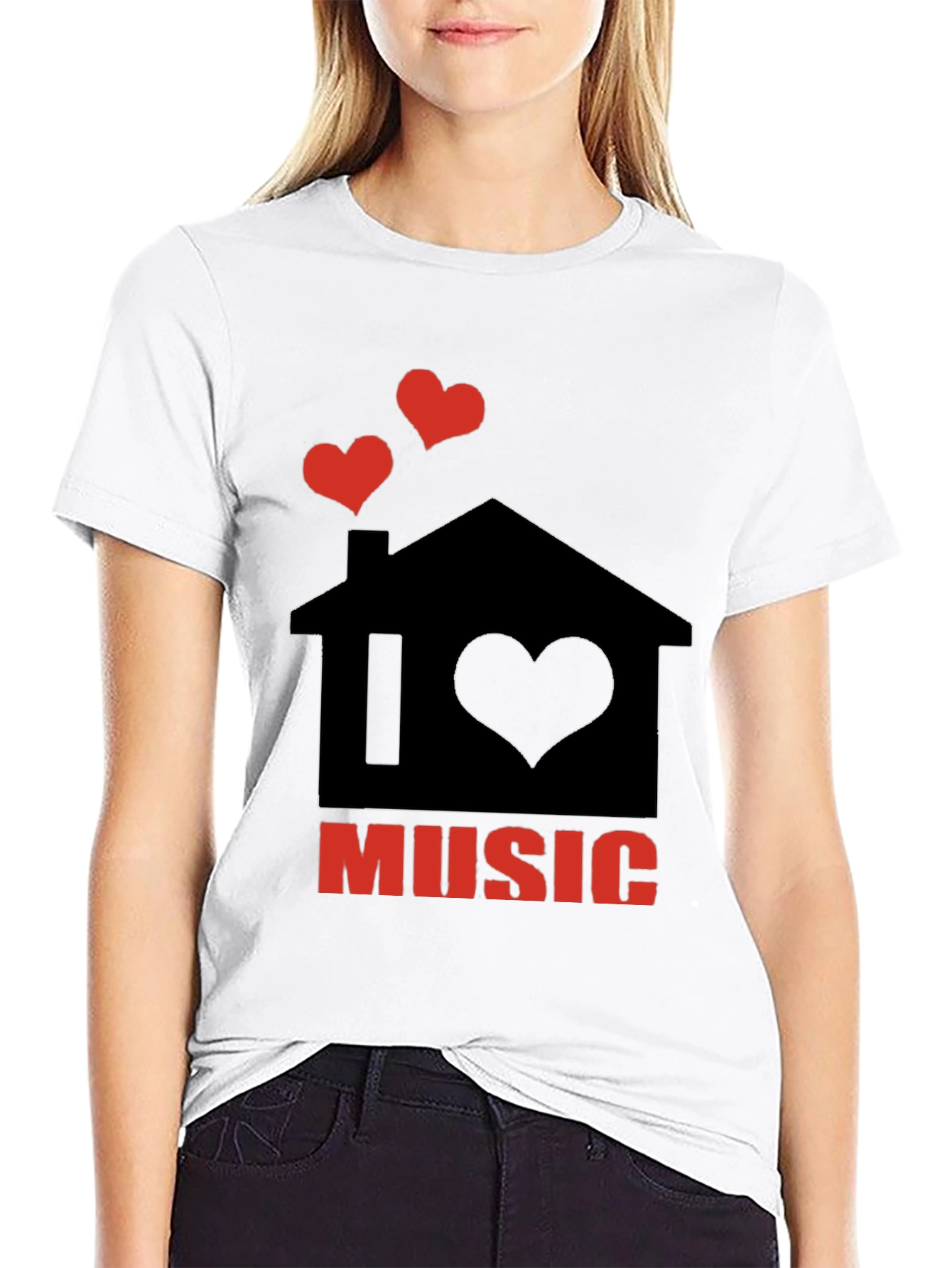I Love Music Graphic T-Shirt