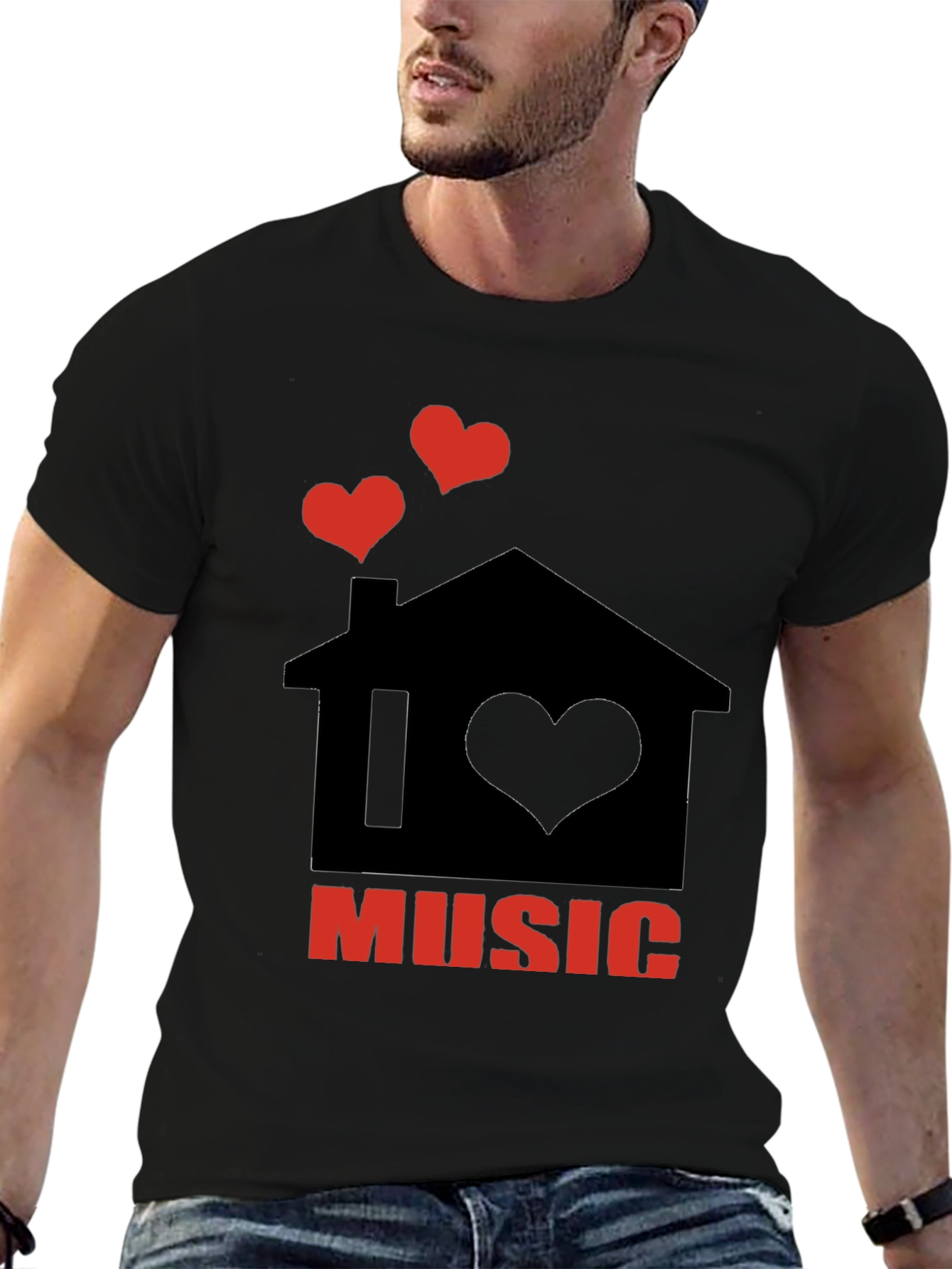 I Love Music Graphic T-Shirt