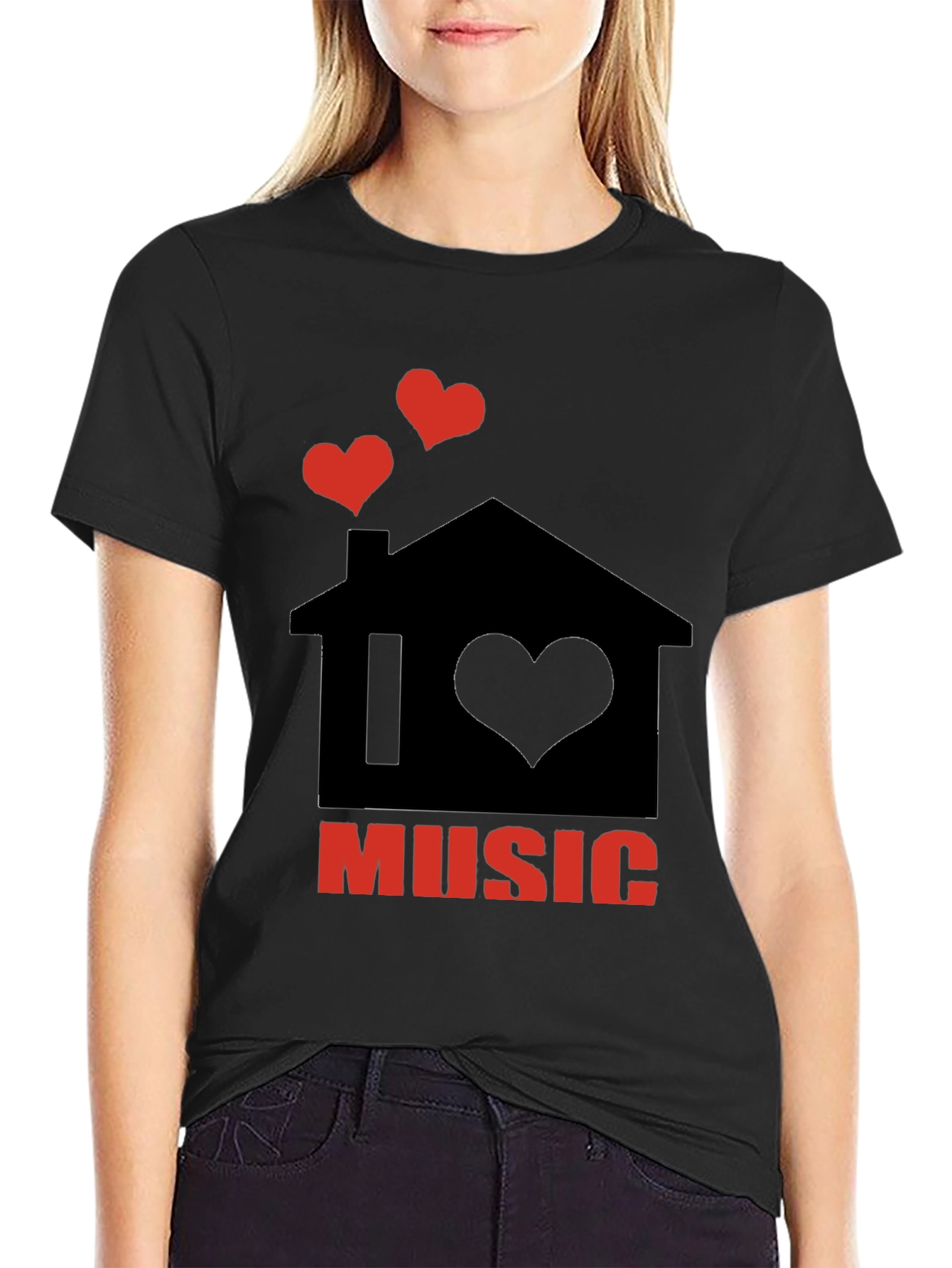 I Love Music Graphic T-Shirt