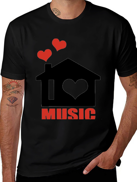I Love Music Graphic T-Shirt