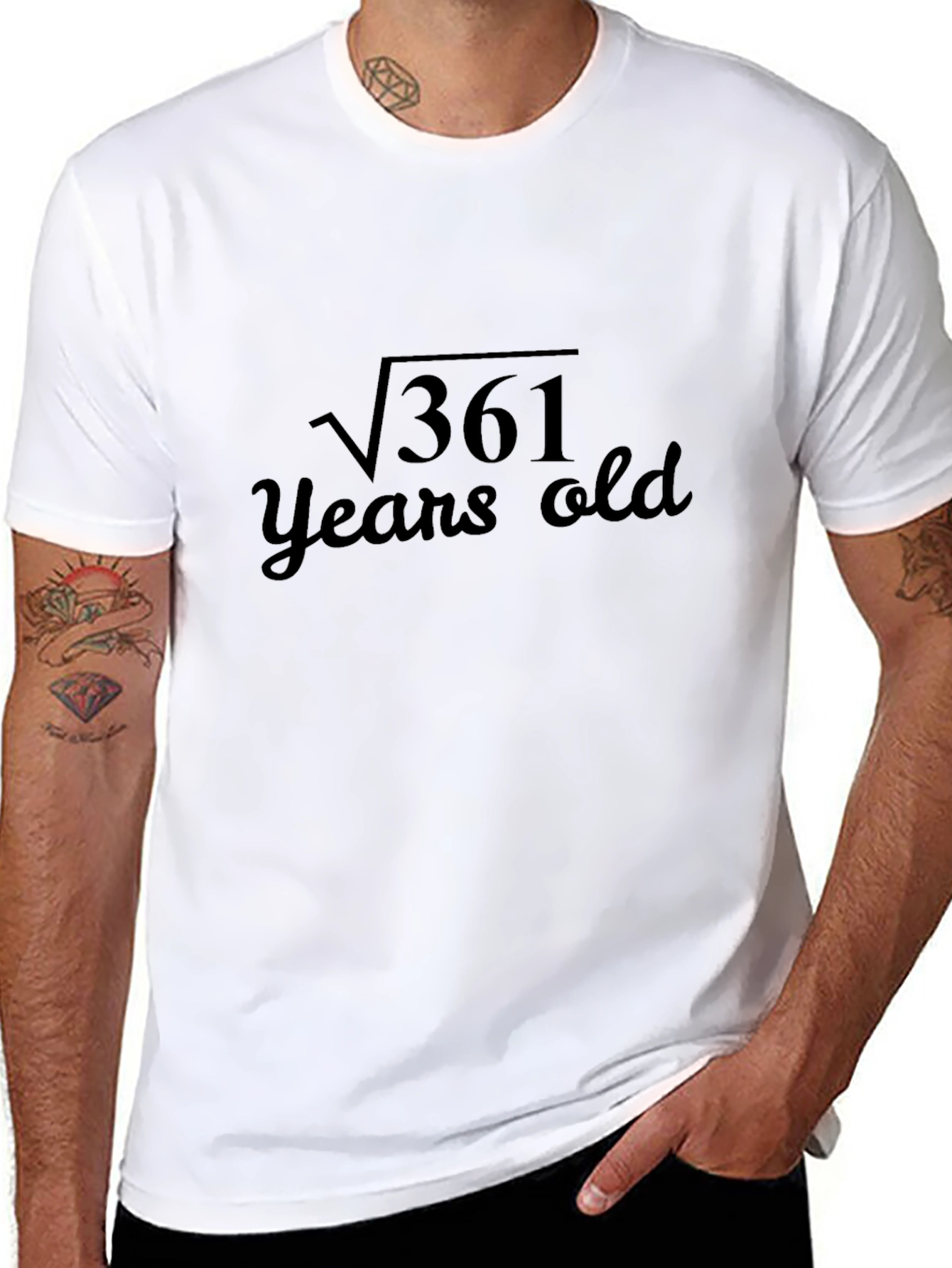 Funny 19th Birthday T-Shirt Square Root of 361