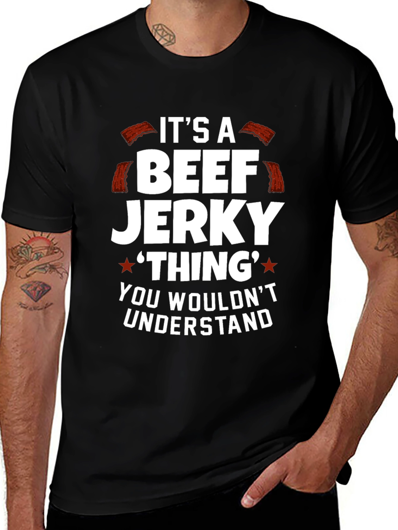Beef Jerky Thing T-Shirt Funny Graphic Tee