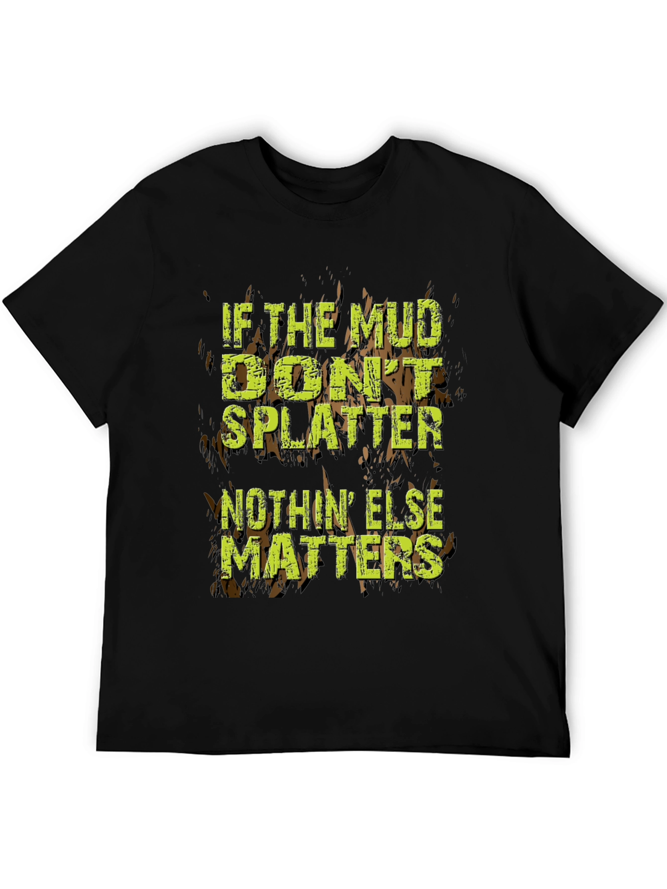 Mud Splatter Graphic Tee - Off-Road Adventure T-Shirt