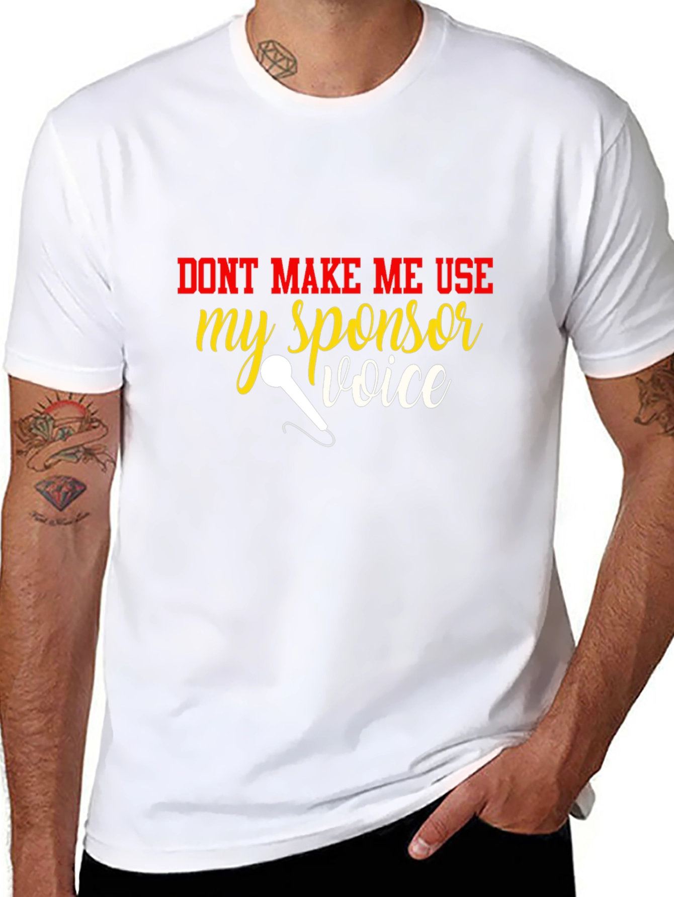 Funny Sponsor Voice T-Shirt