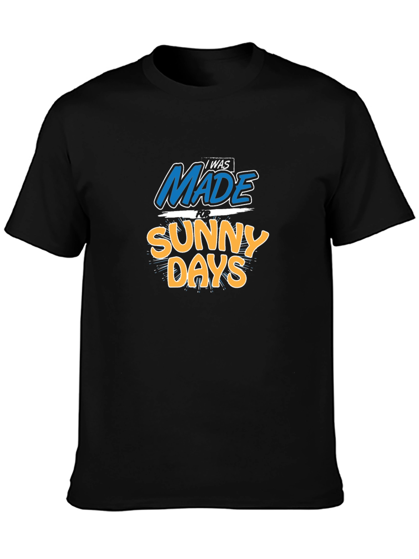 Made for Sunny Days Graphic T-Shirt - Black