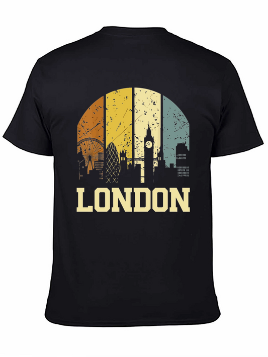 Vintage London Skyline Graphic T-Shirt