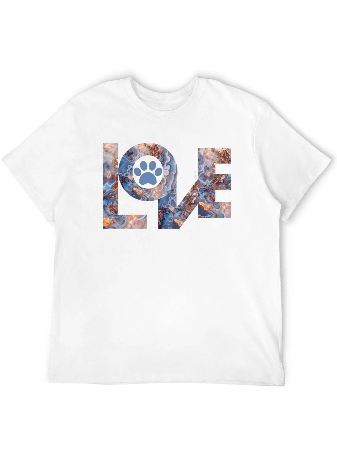 Love Paw Print Graphic Tee