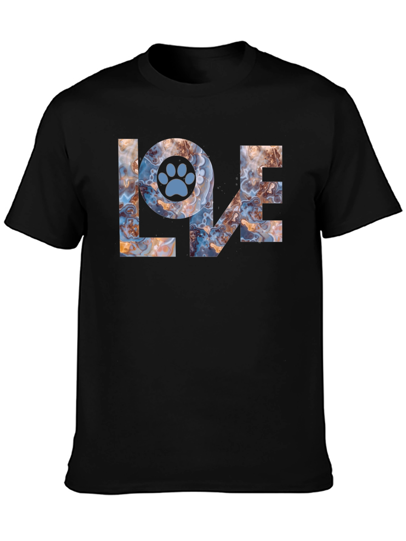 Love Paw Print Graphic Tee
