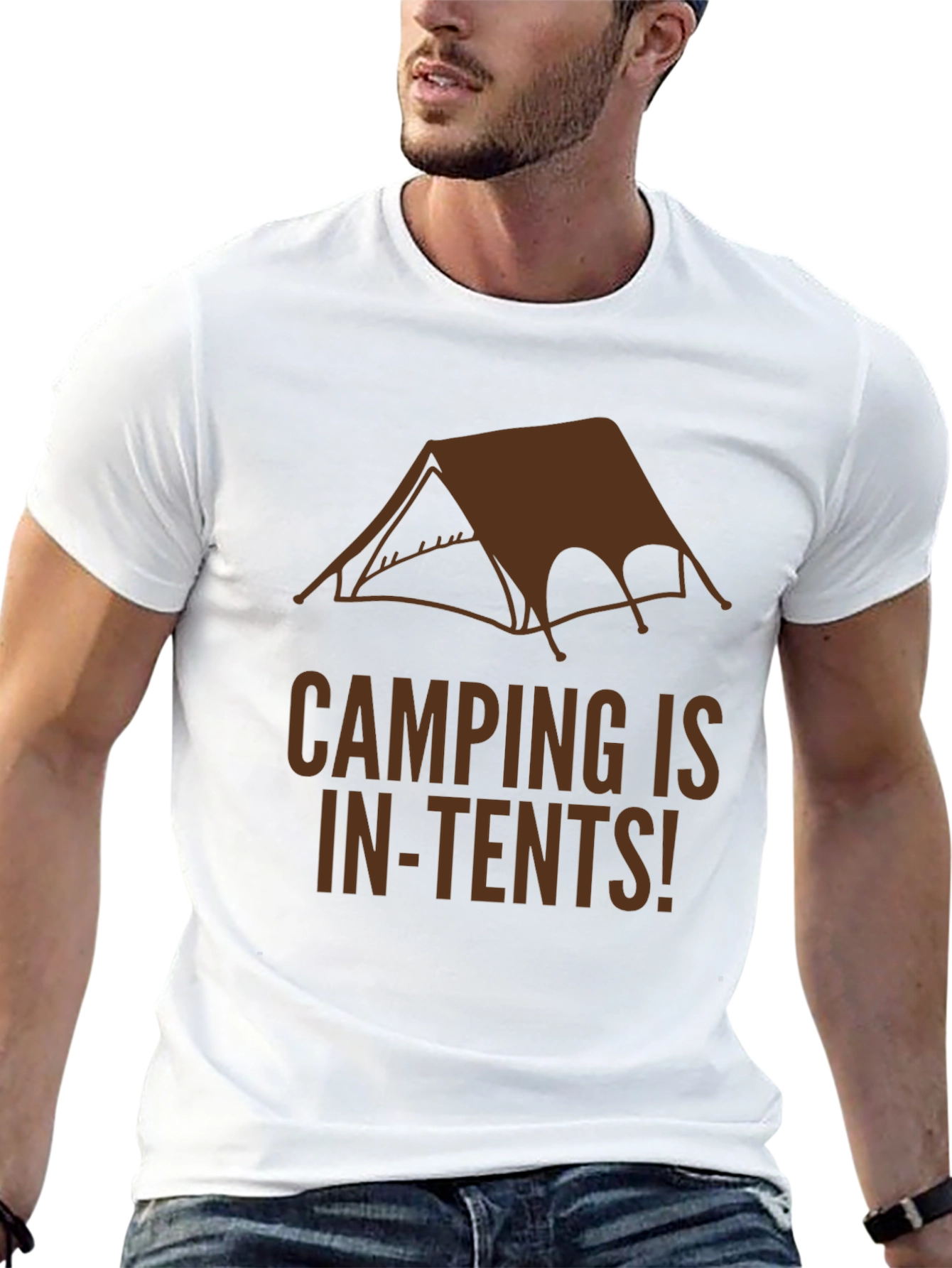 Camping In-Tents T-Shirt - Funny Camping Tee