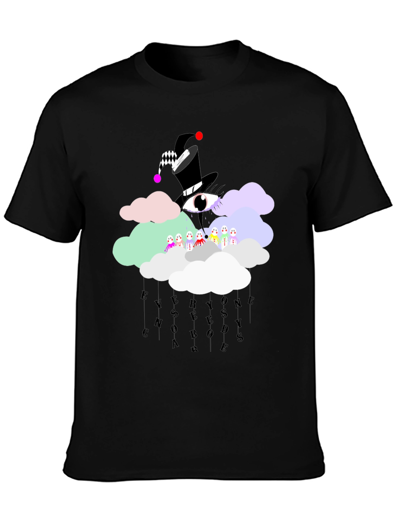 Surreal Cloud Graphic Tee - Everyone Needs Somebody