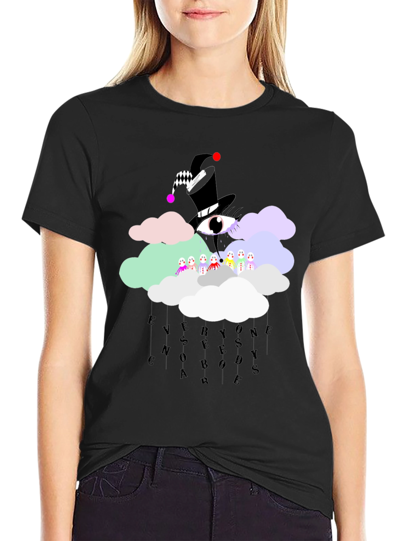 Surreal Cloud Graphic Tee - Everyone Needs Somebody