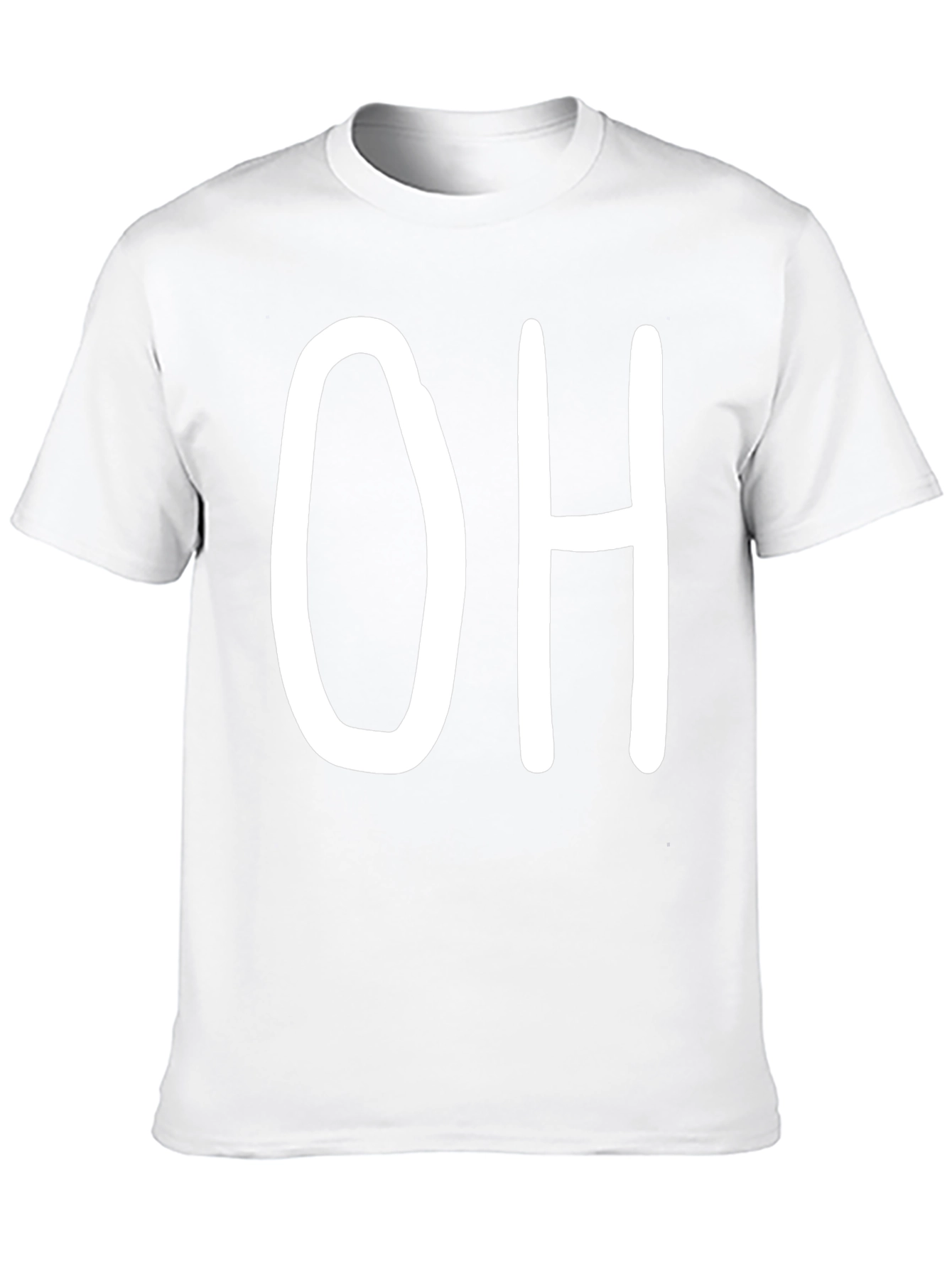 Bold OH Graphic Tee - Casual Black T-Shirt