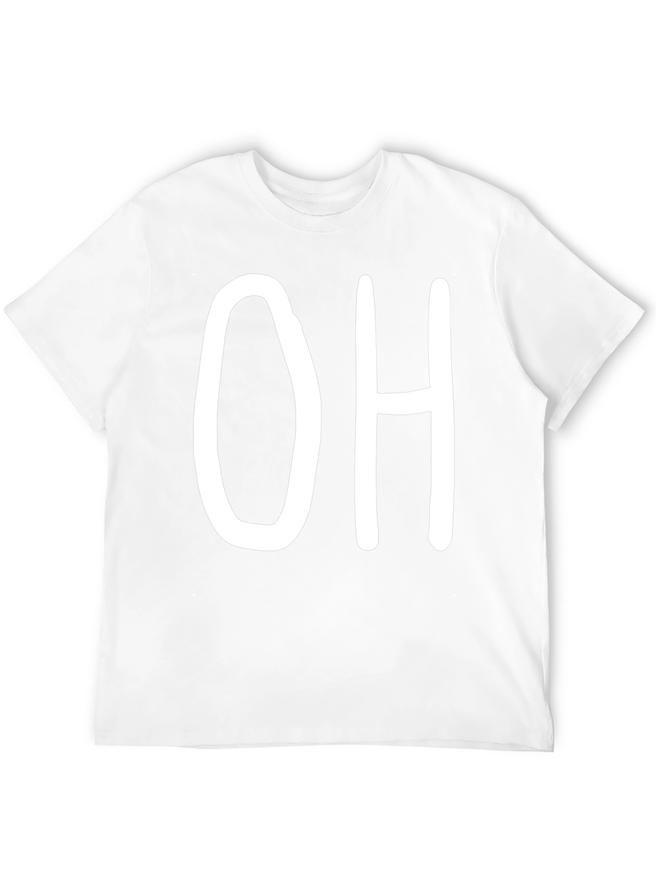 Bold OH Graphic Tee - Casual Black T-Shirt