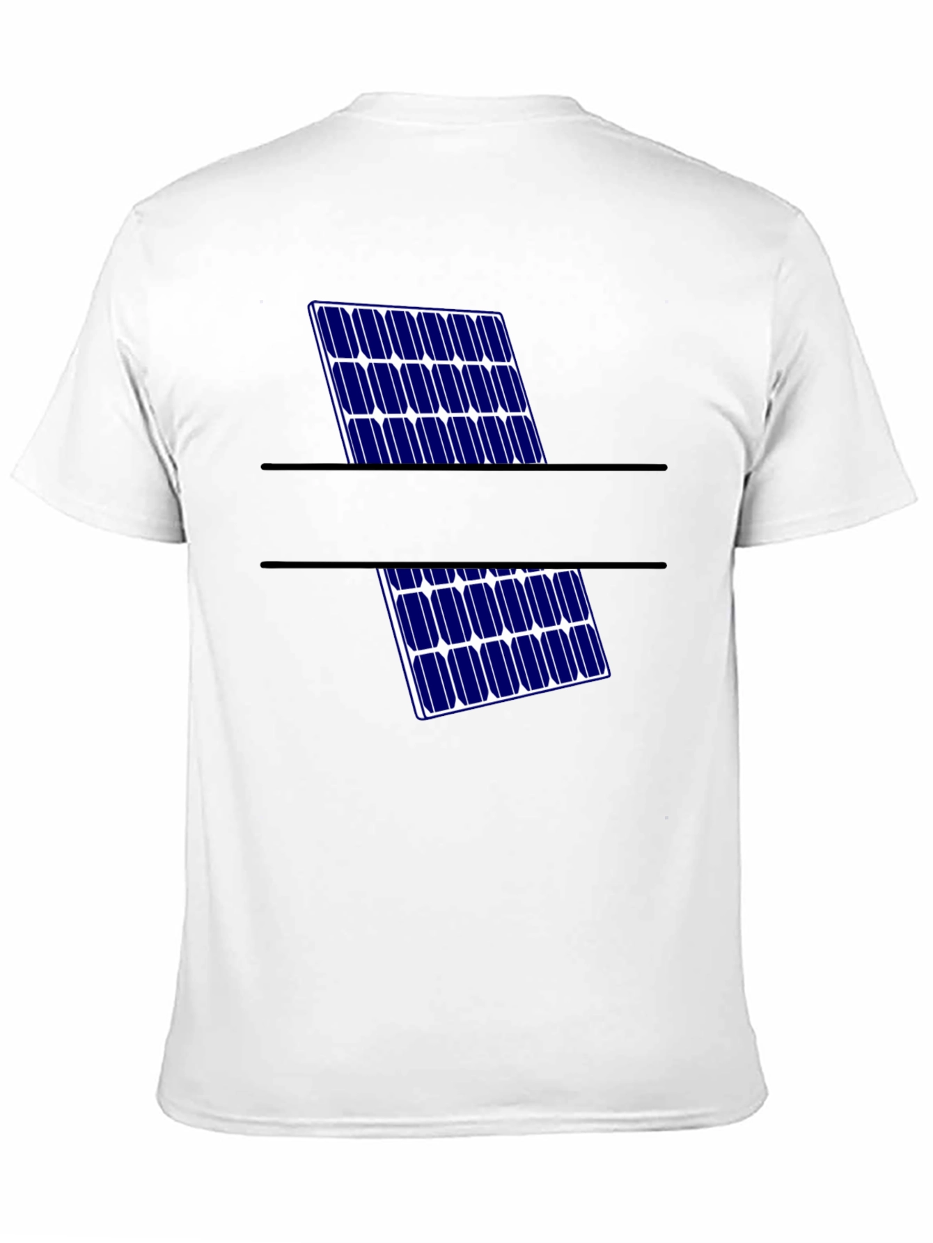Solar Panel Graphic Tee - Eco-Friendly Style