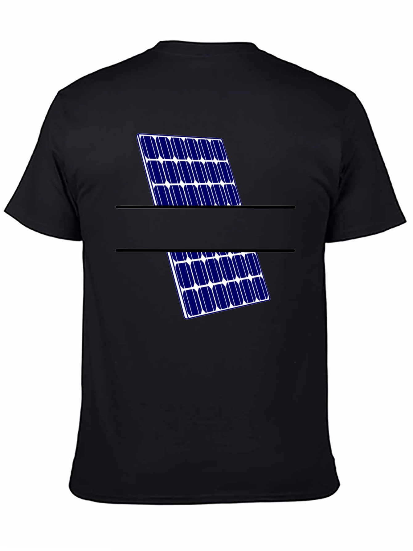 Solar Panel Graphic Tee - Eco-Friendly Style