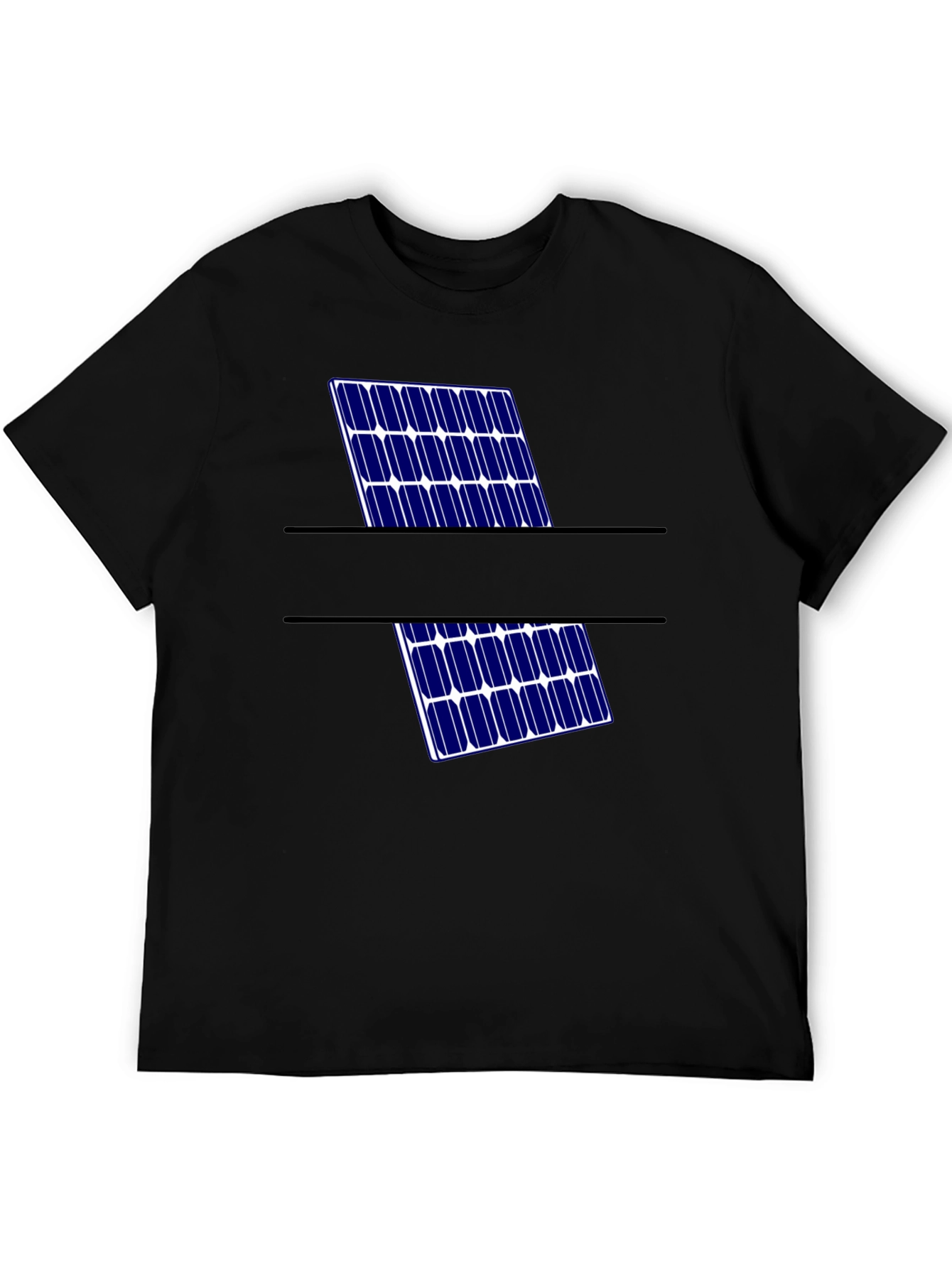 Solar Panel Graphic Tee - Eco-Friendly Style
