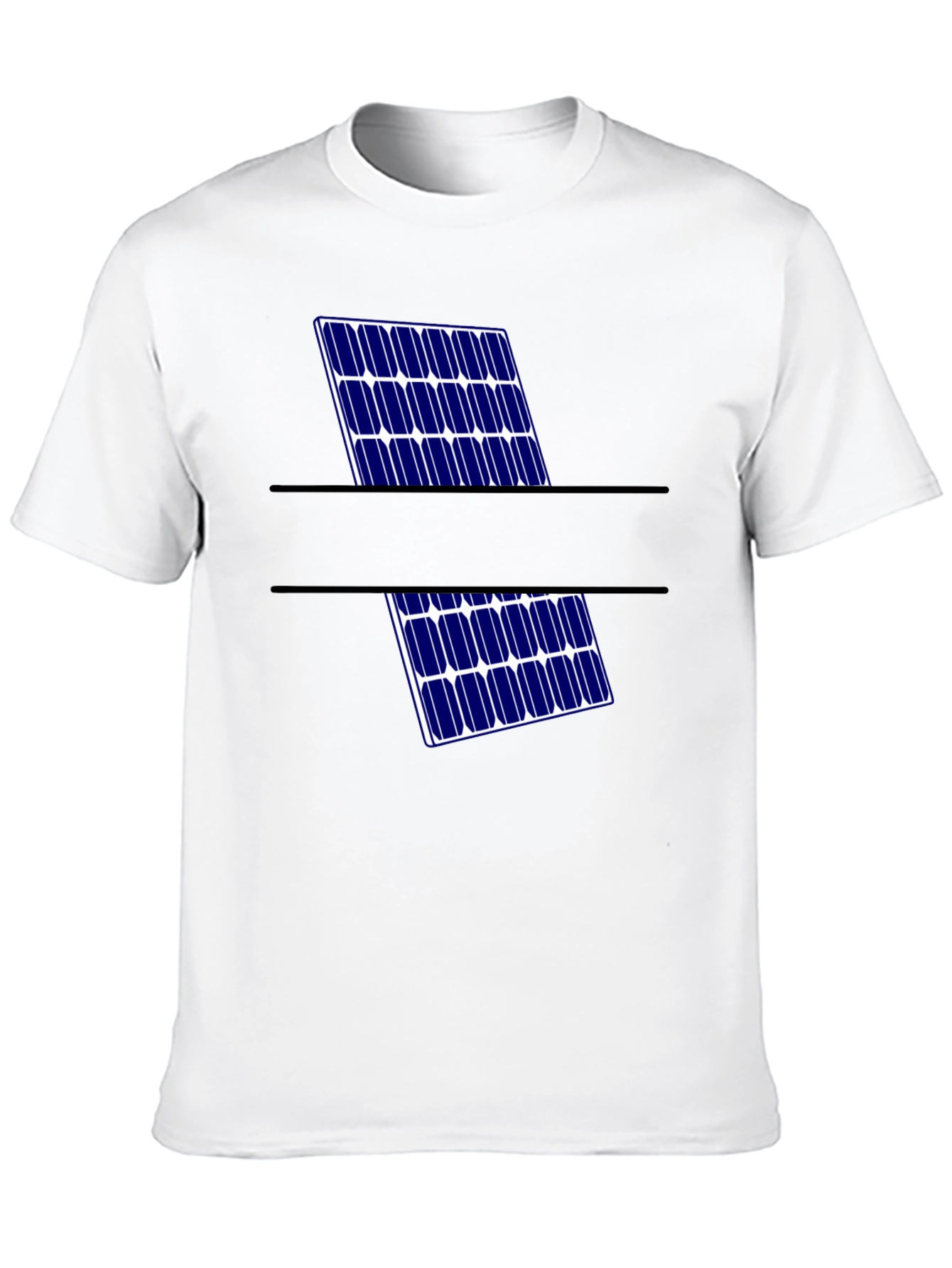 Solar Panel Graphic Tee - Eco-Friendly Style