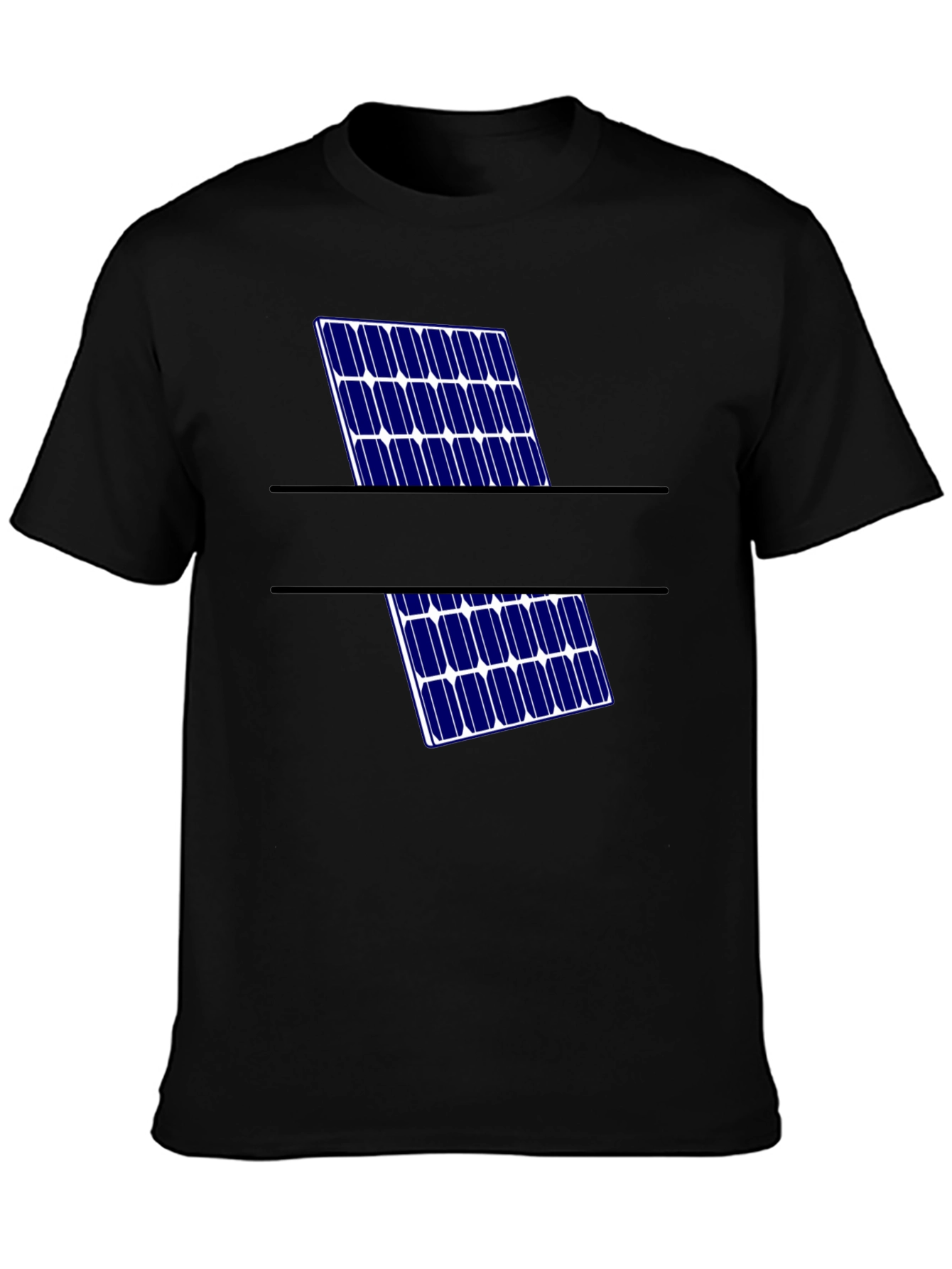Solar Panel Graphic Tee - Eco-Friendly Style