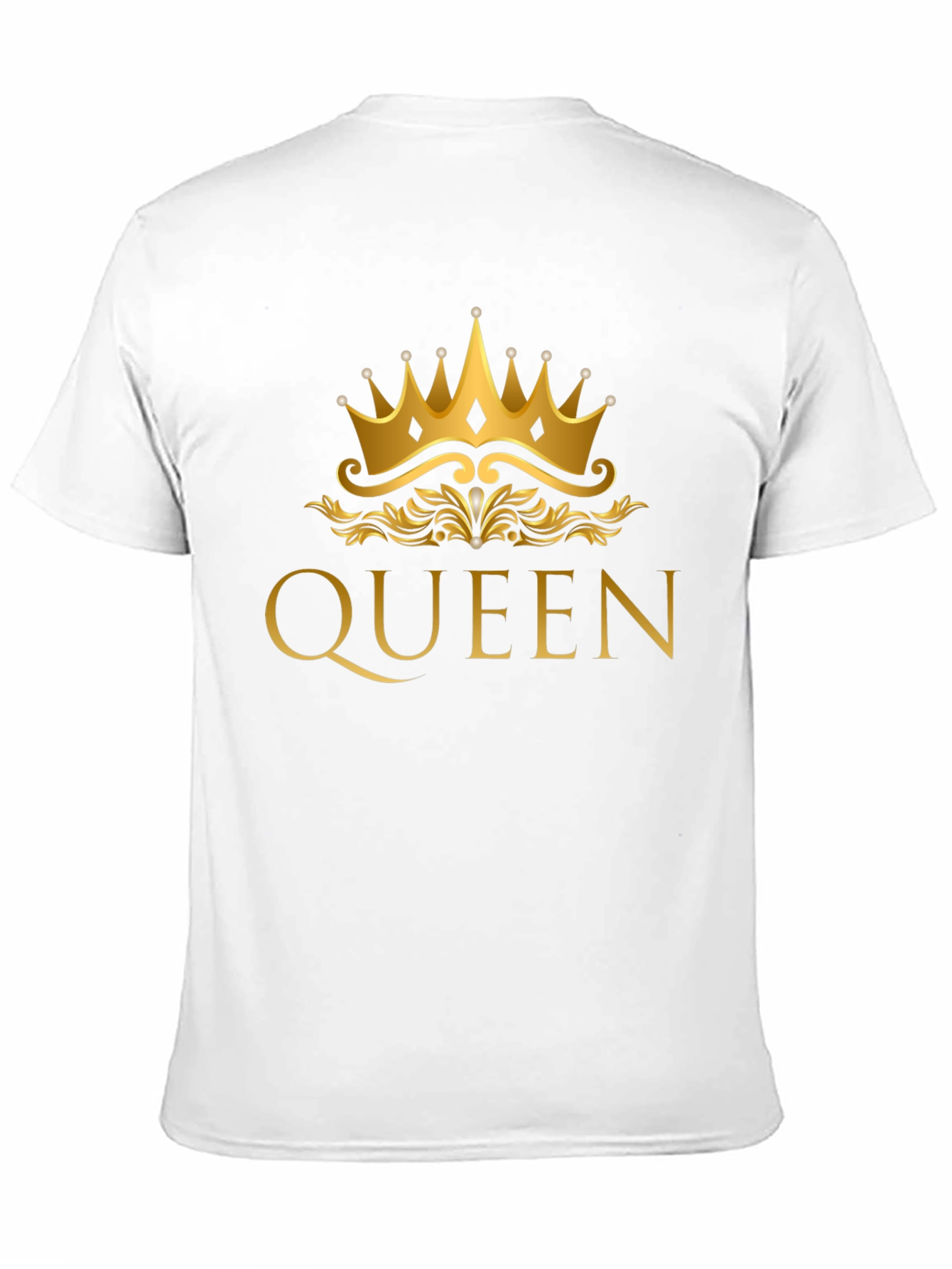 Queen Crown Graphic Black T-Shirt