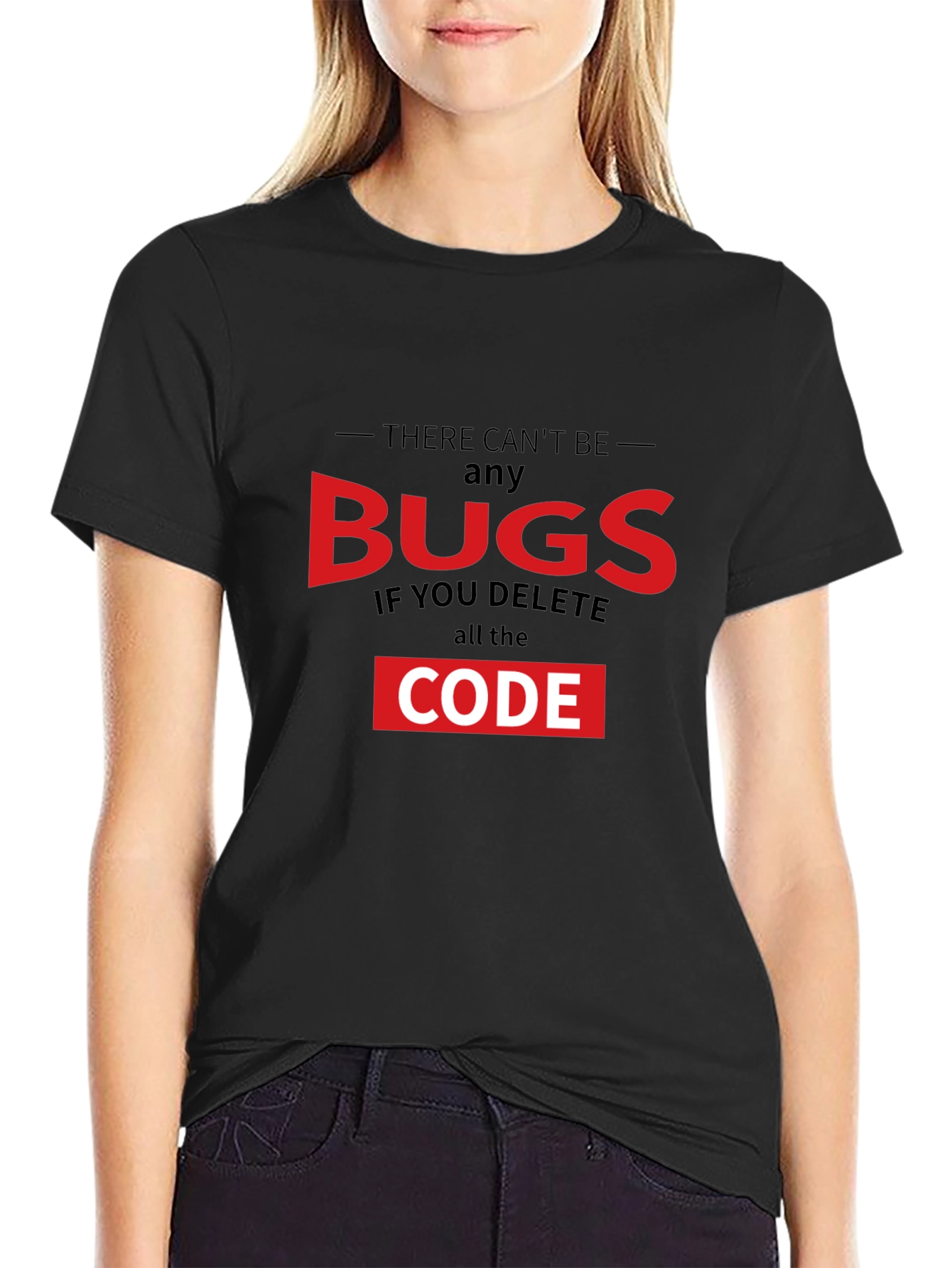 No Bugs Delete Code T-Shirt Programmer Humor Tee
