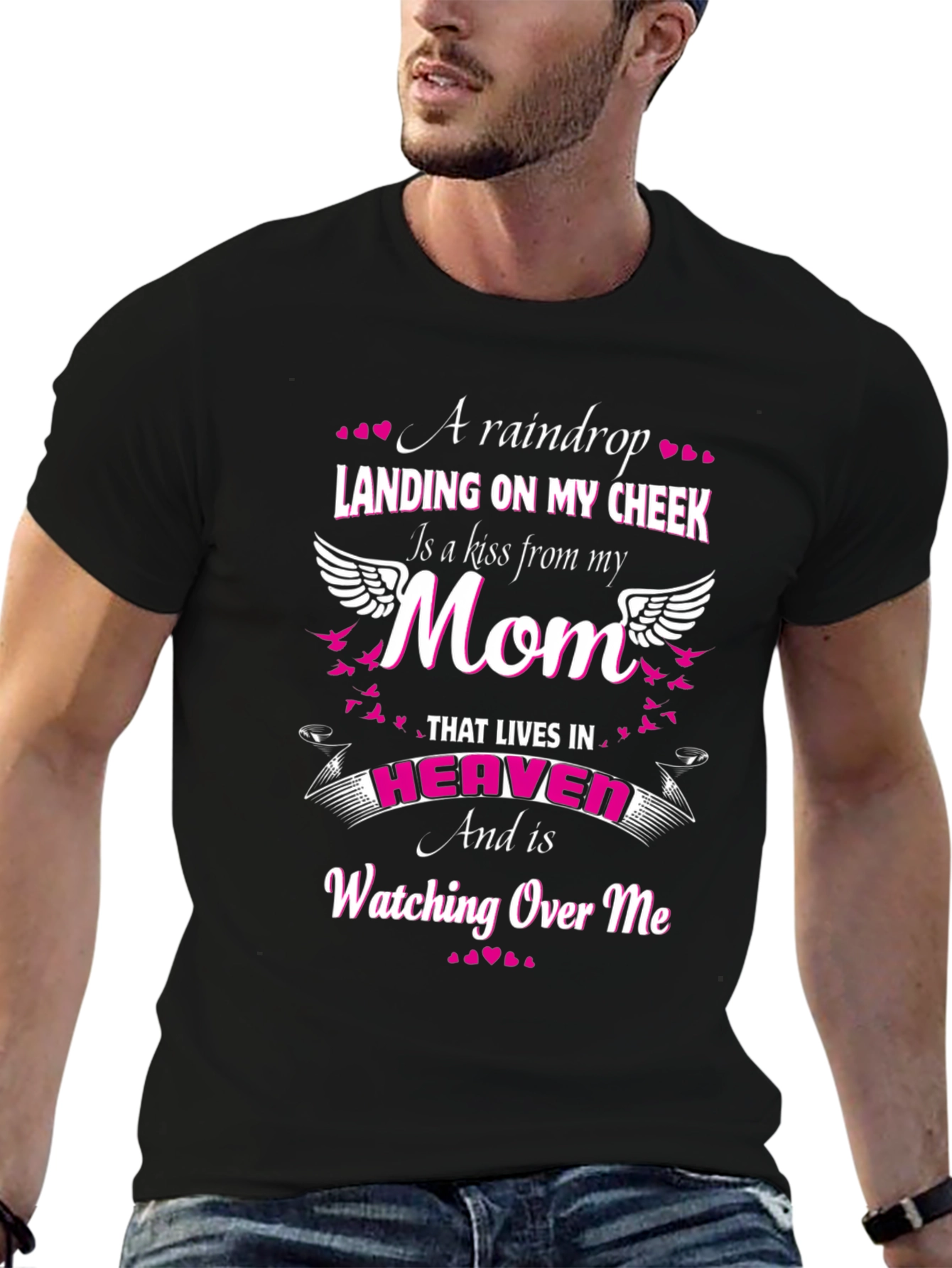 A Raindrop Landing On My Cheek Mom Graphic T-Shirt