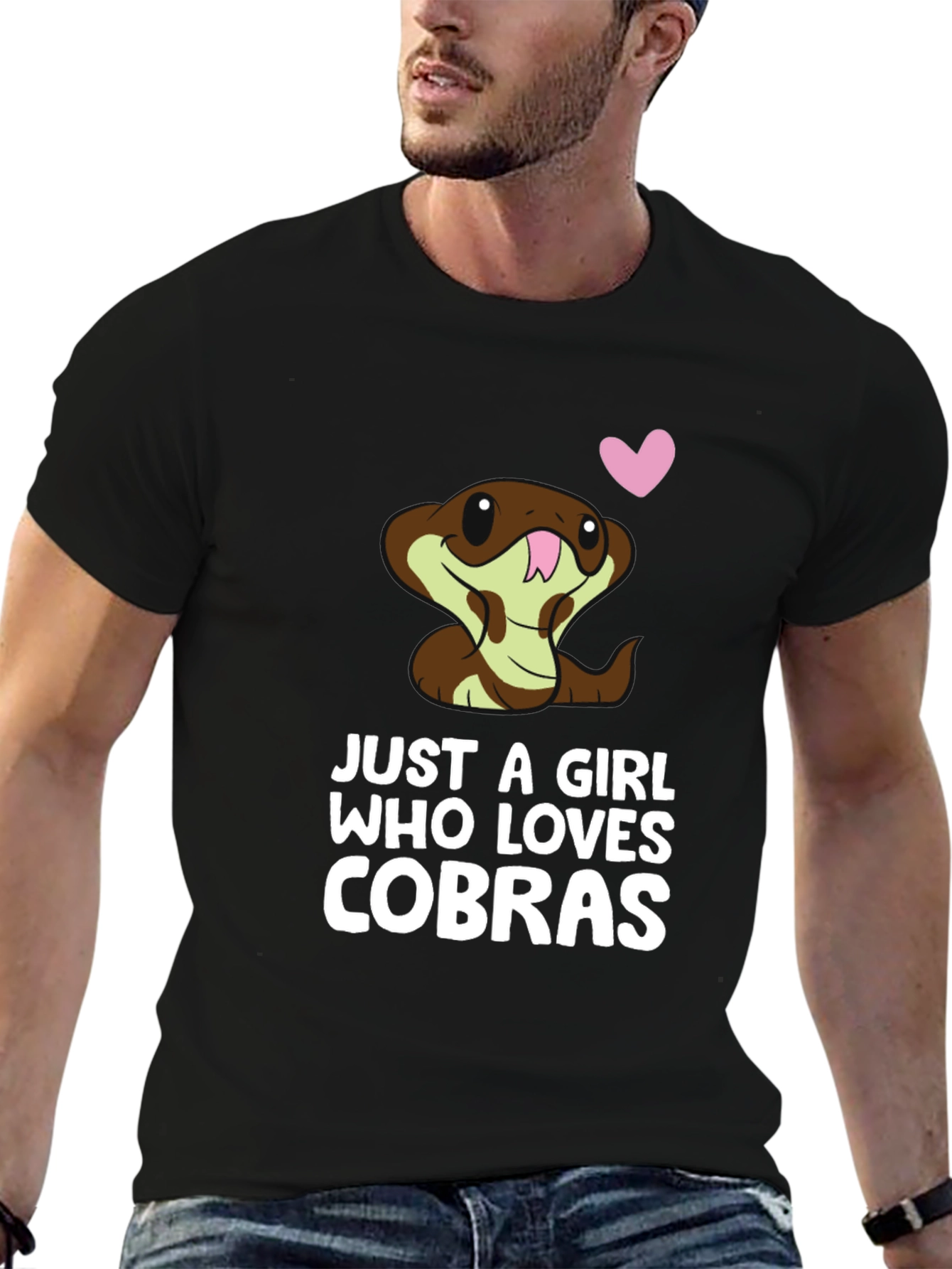 Just A Girl Who Loves Cobras T-Shirt