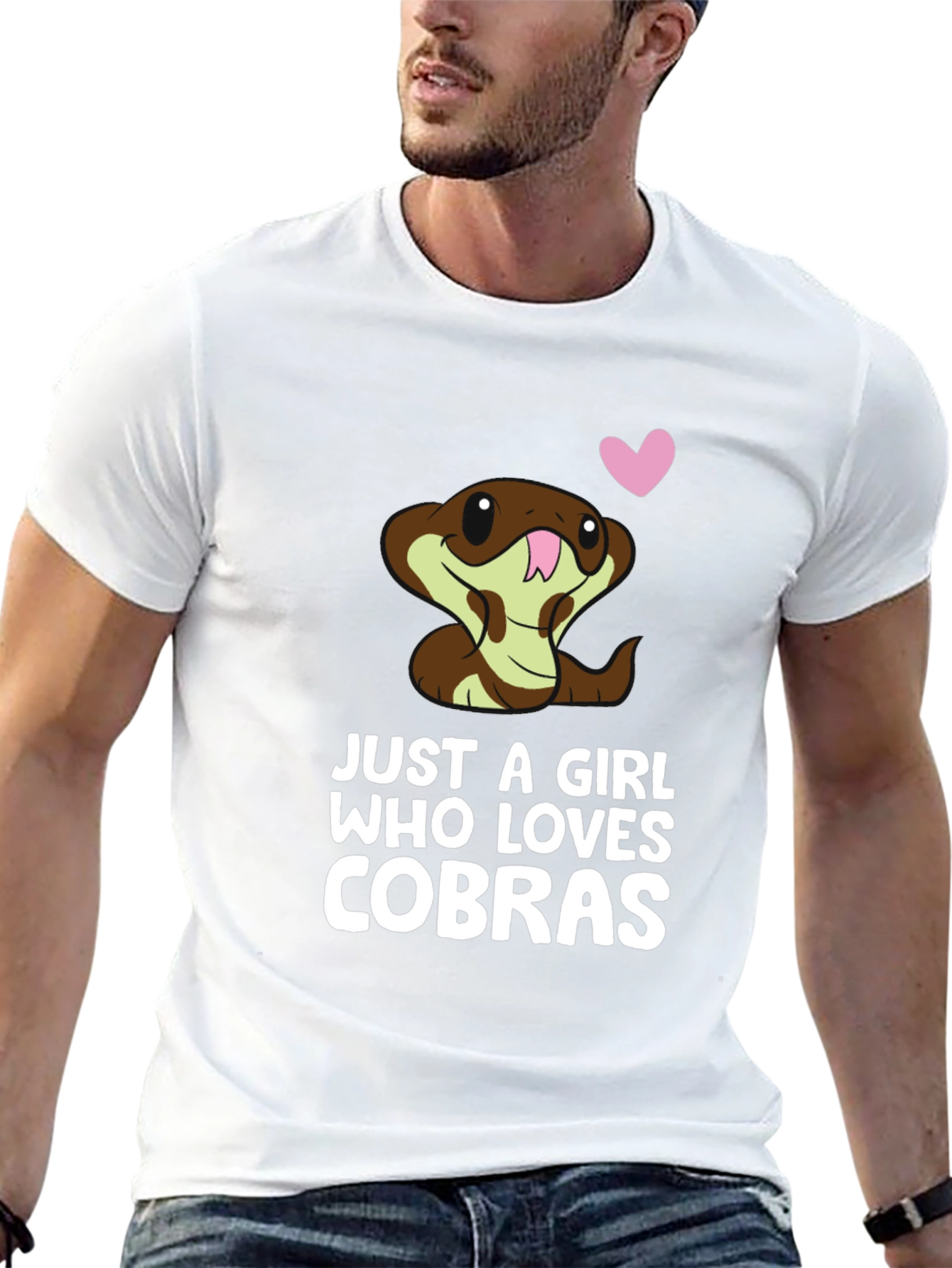 Just A Girl Who Loves Cobras T-Shirt