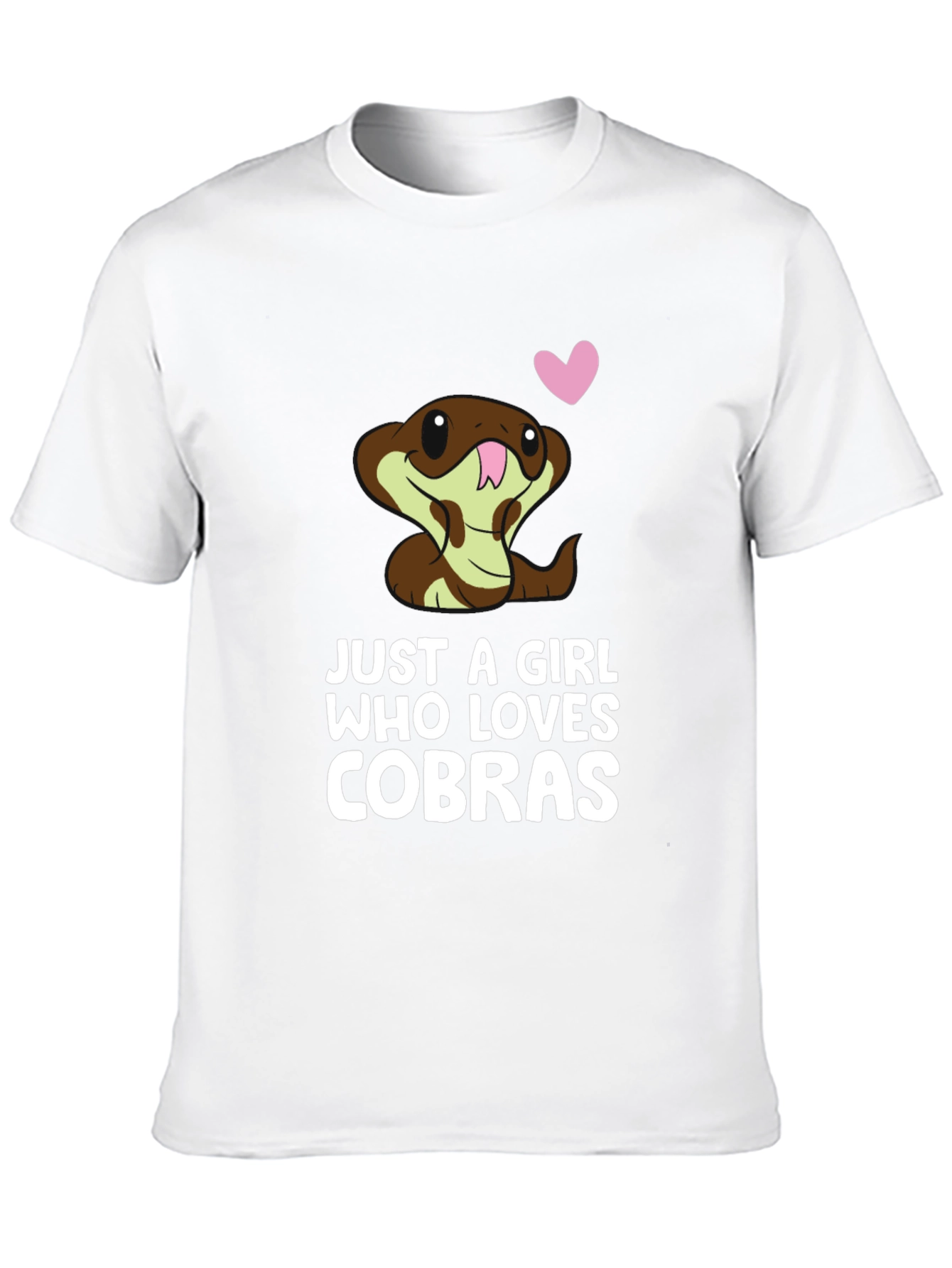 Just A Girl Who Loves Cobras T-Shirt