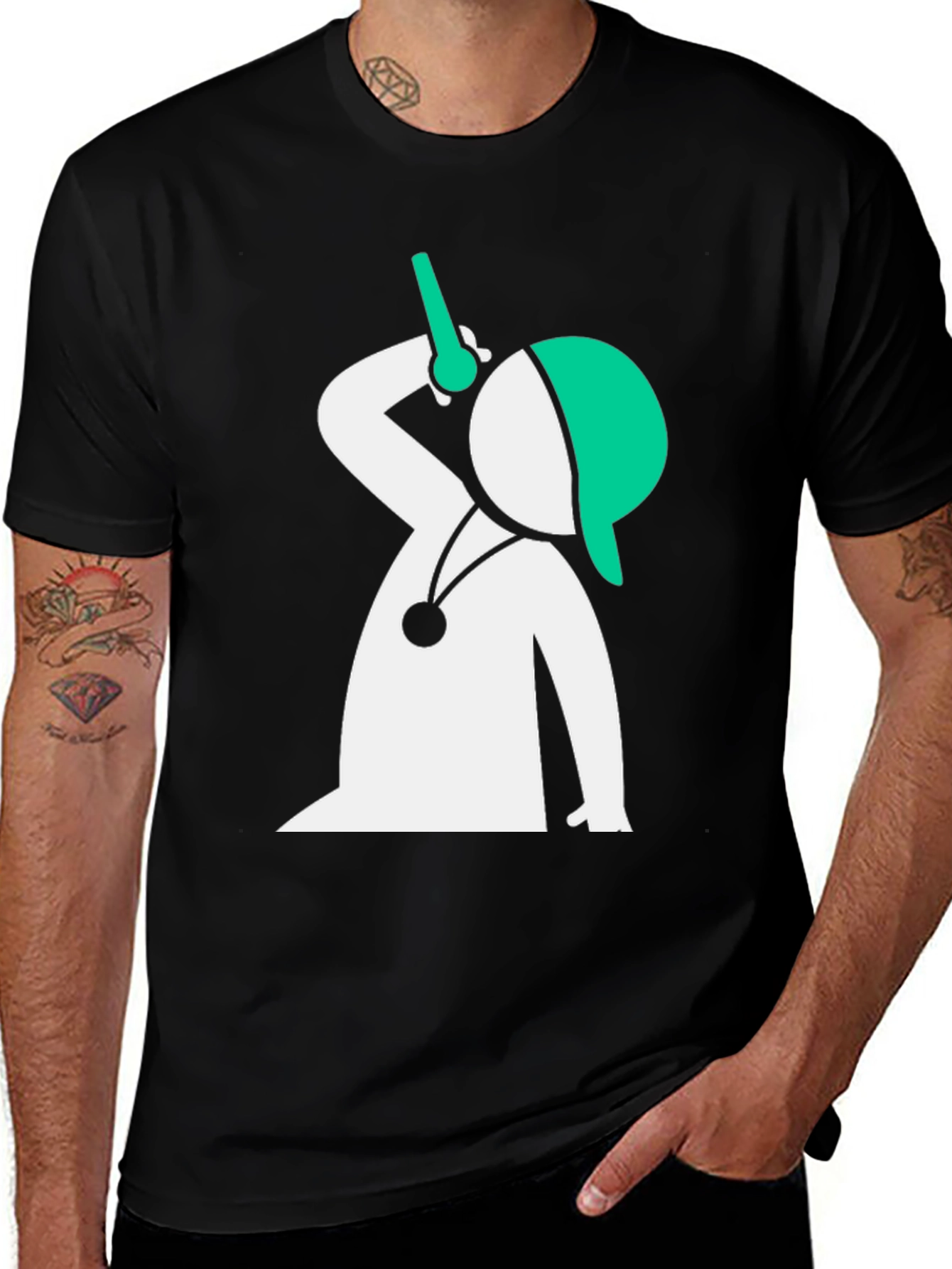 Doctor Bong T-Shirt - Black Graphic Tee
