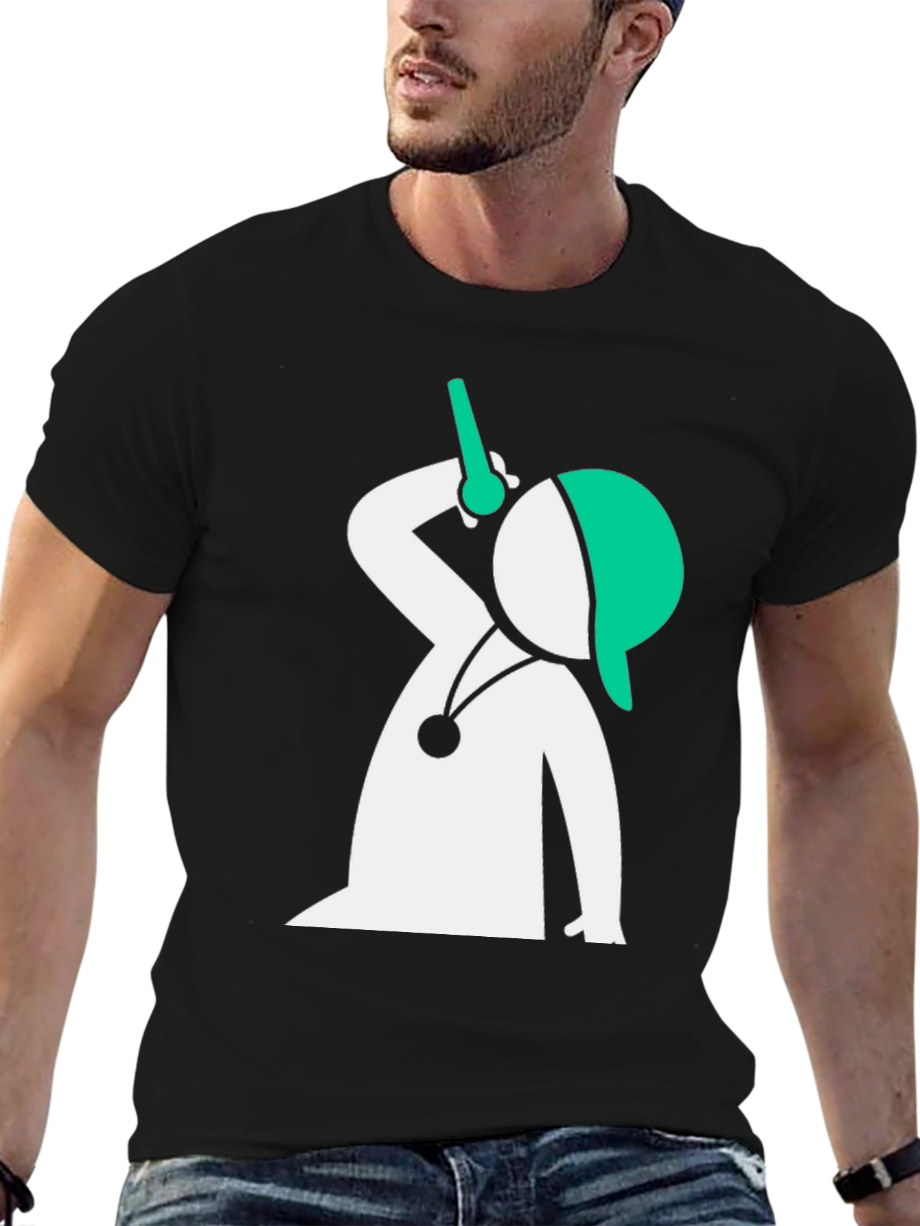 Doctor Bong T-Shirt - Black Graphic Tee