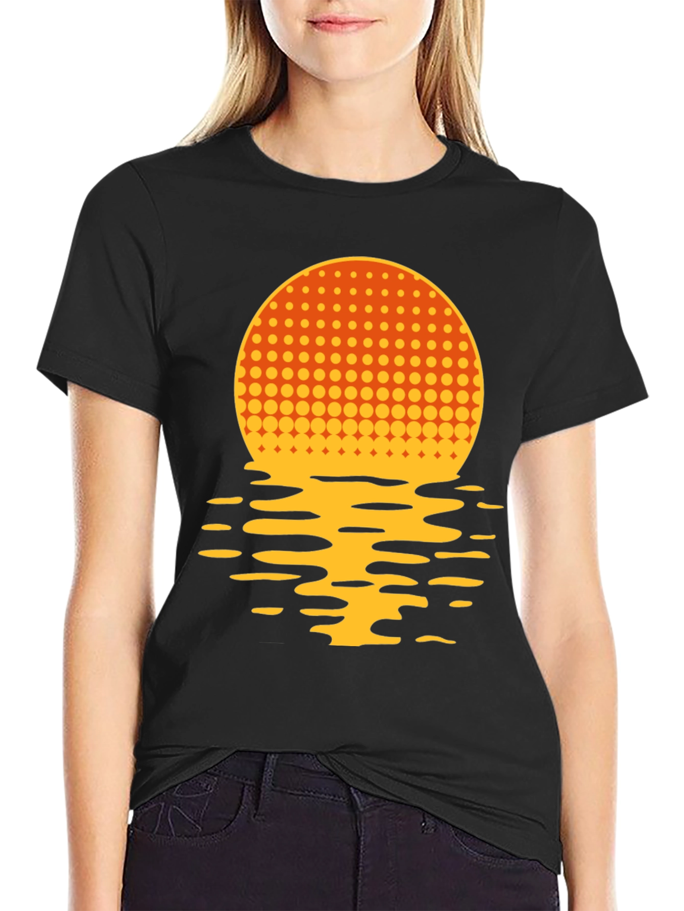 Sunset Reflection Graphic T-Shirt