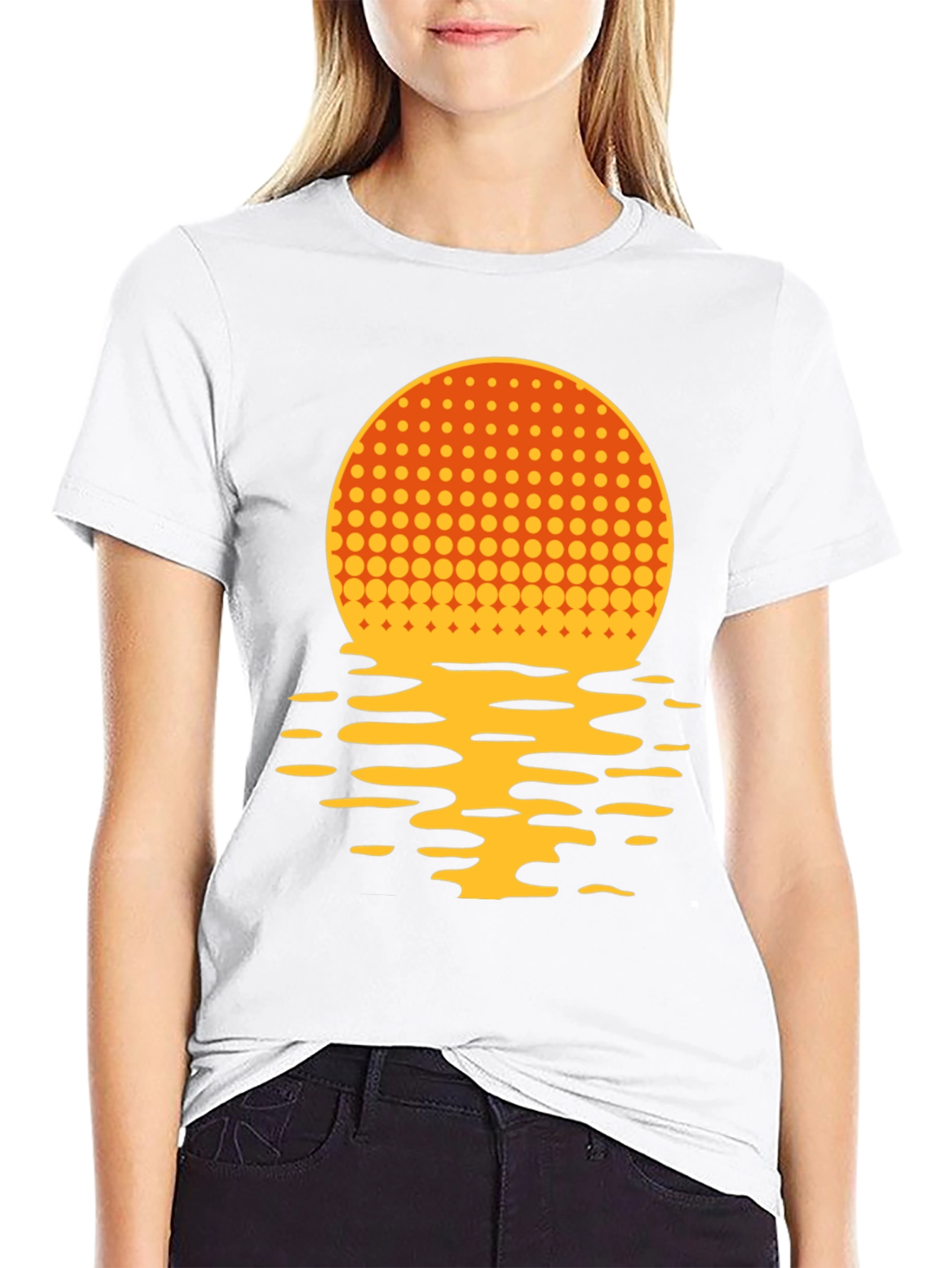 Sunset Reflection Graphic T-Shirt