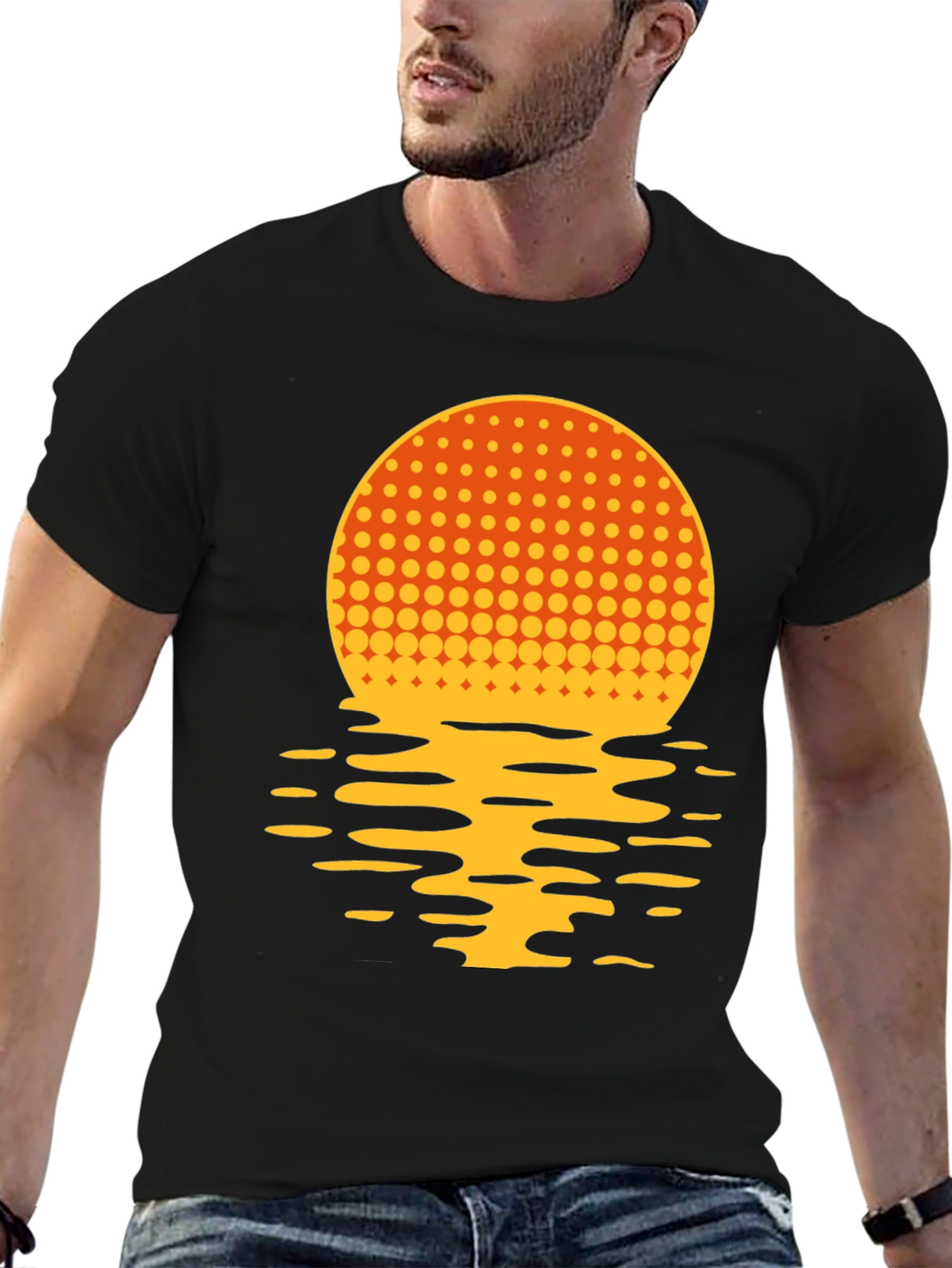 Sunset Reflection Graphic T-Shirt